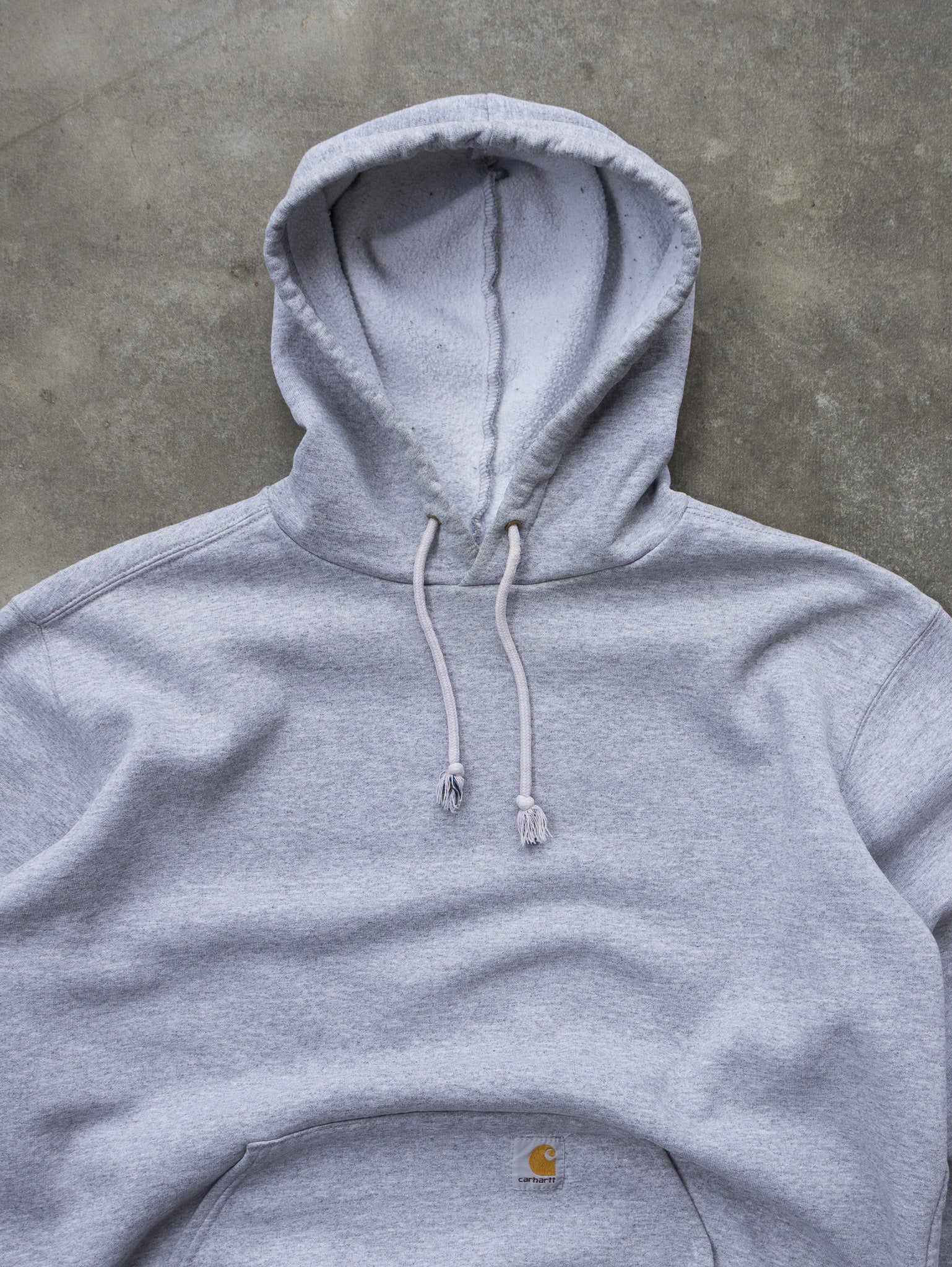 Vintage Grey Carhartt Hoodie (M)