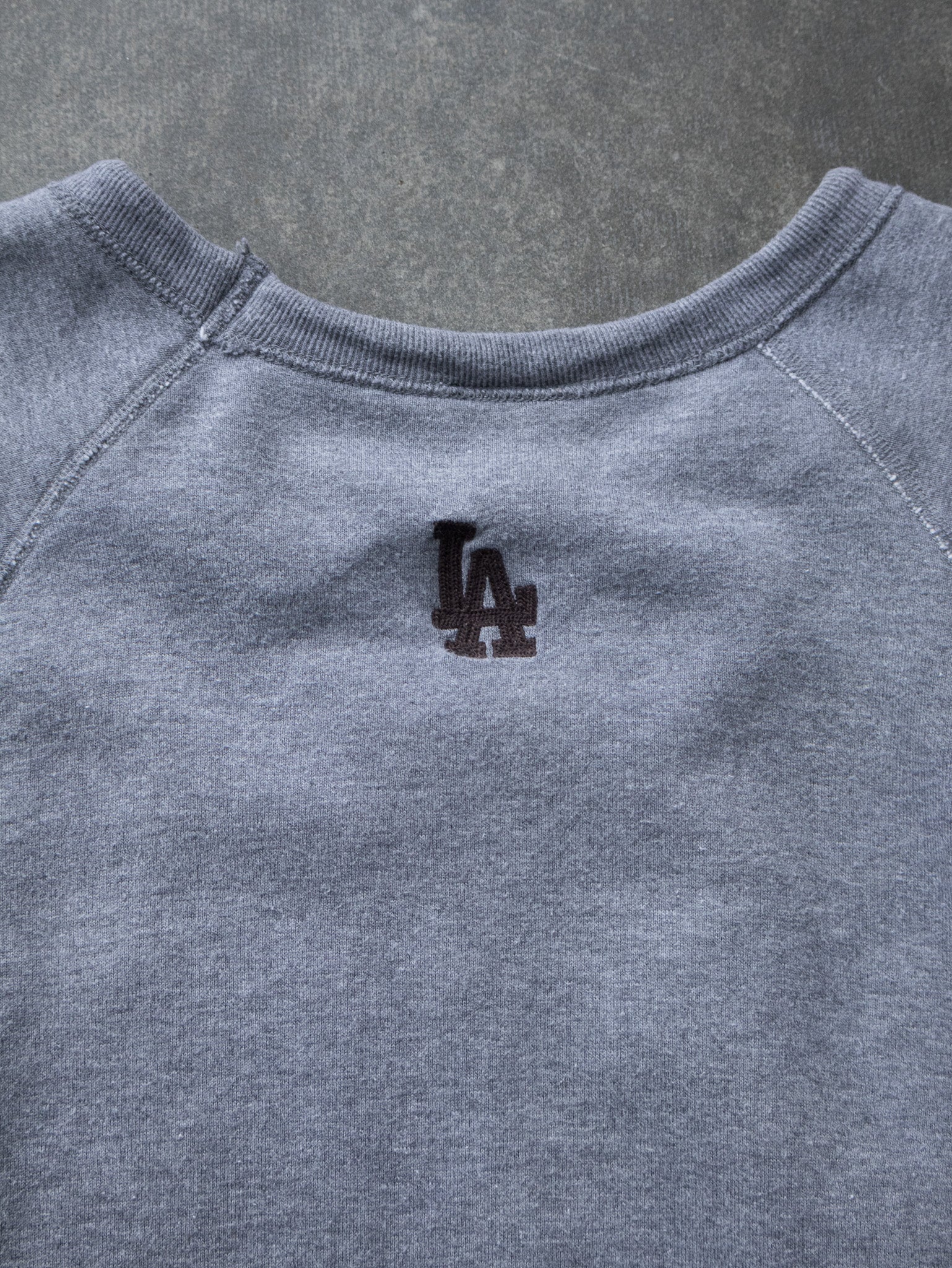 Vintage Grey LA Dodgers MLB Sweatshirt (L)