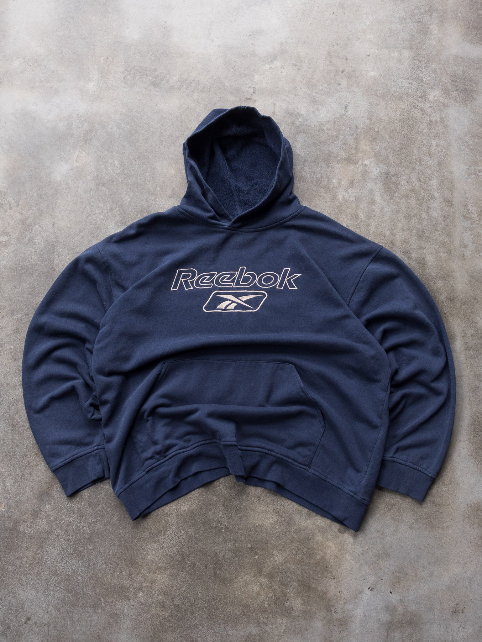 Vintage 00s Navy Reebok Hoodie (L)