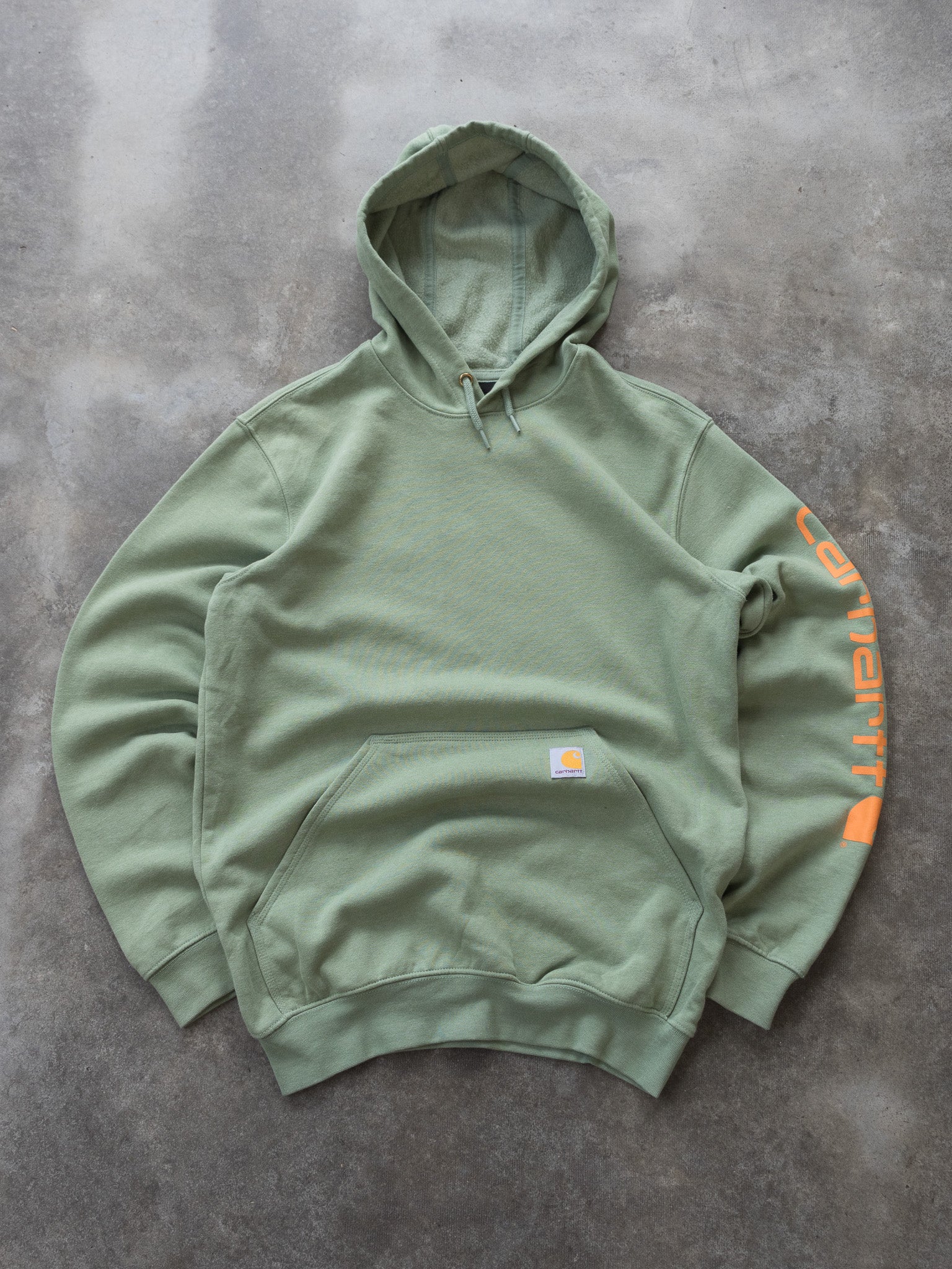 Vintage Green Carhartt Hoodie (S)