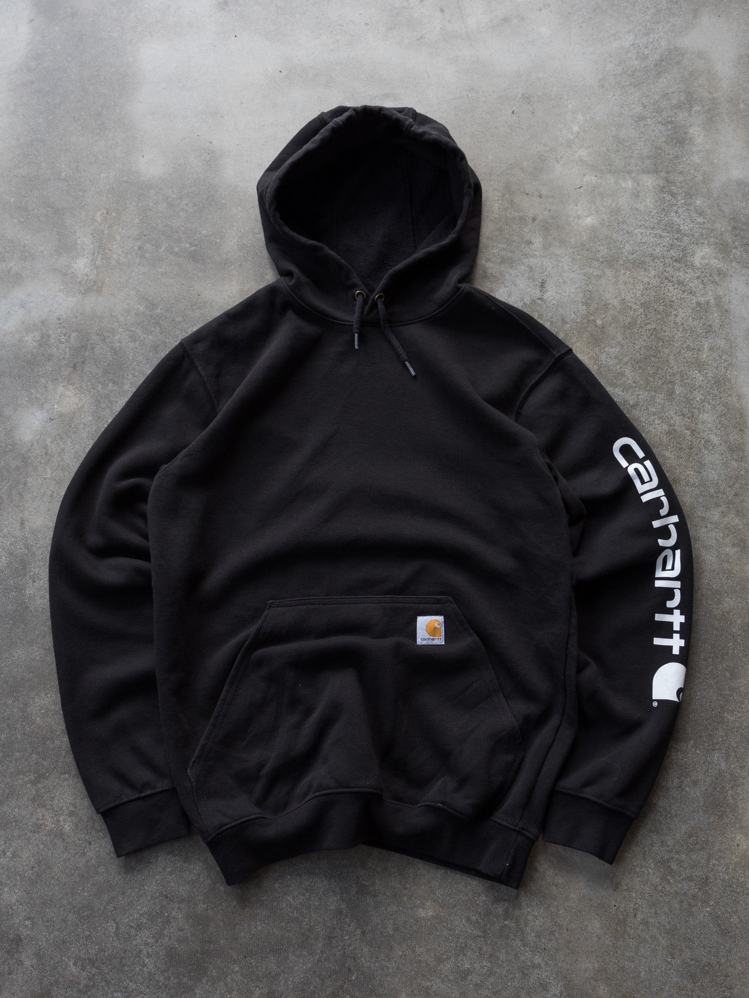 Vintage Black Carhartt Hoodie (S)