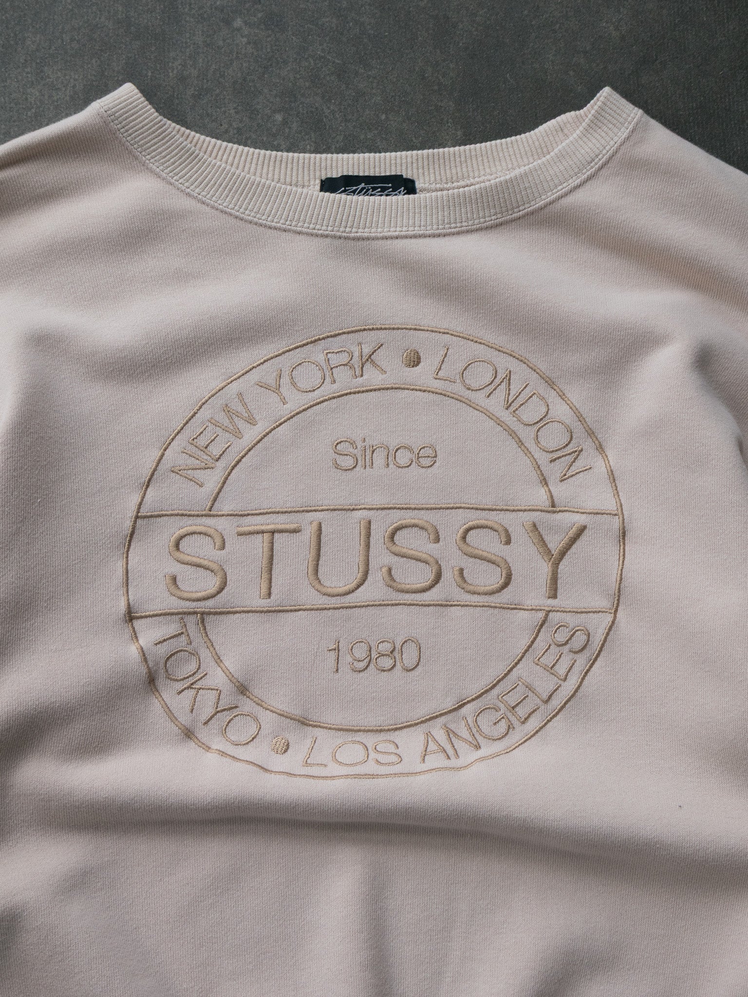 Vintage Stussy World Tour Sweatshirt (S)