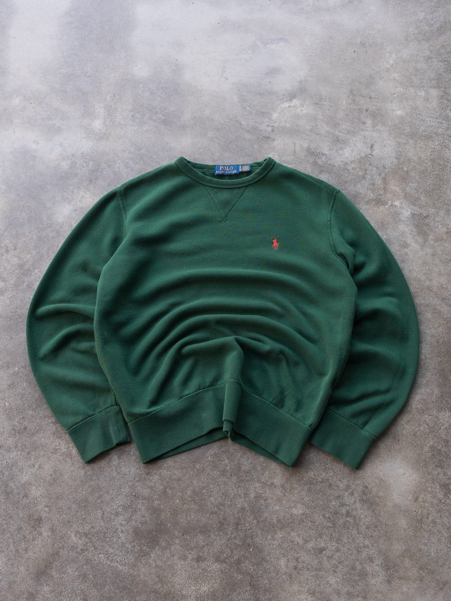 Vintage Green Ralph Lauren Sweatshirt (S)