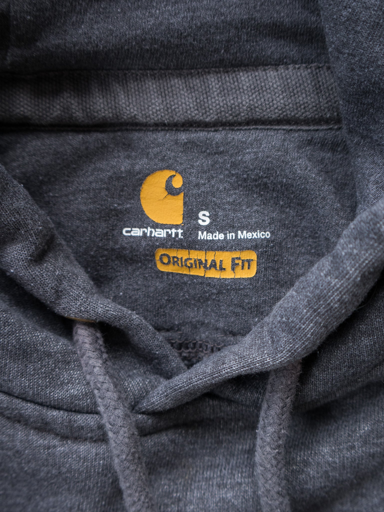 Vintage Charcoal Carhartt Hoodie (S)
