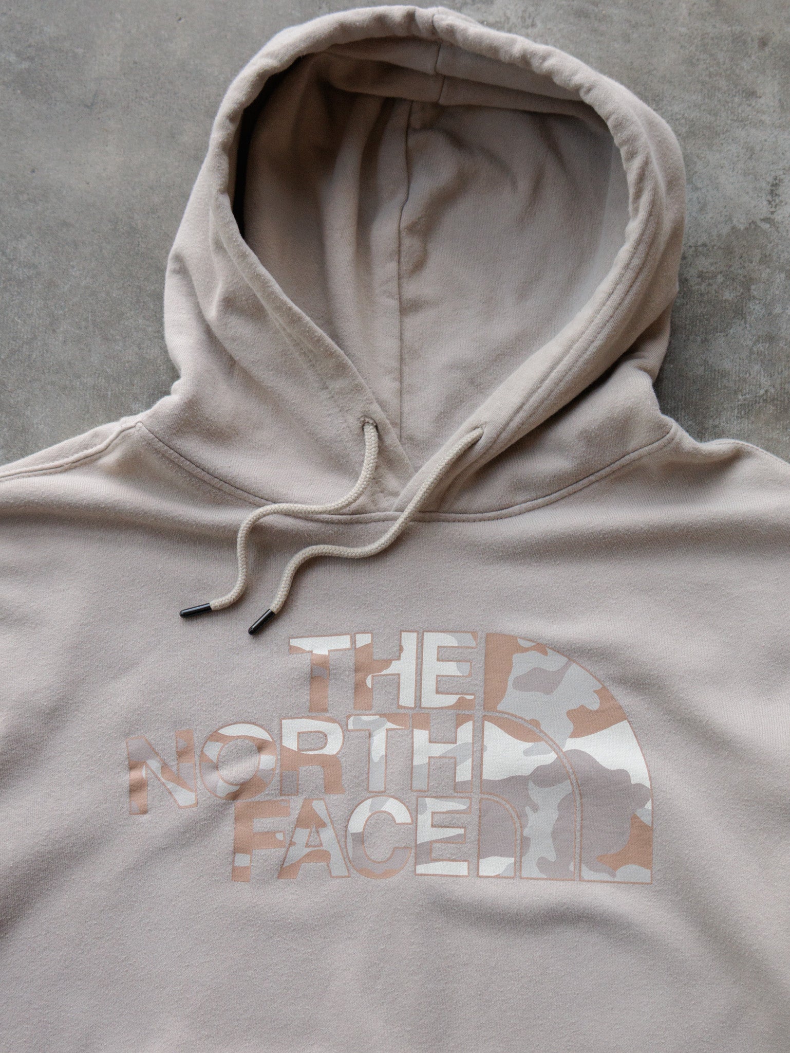 Vintage Beige The North Face Hoodie (L)