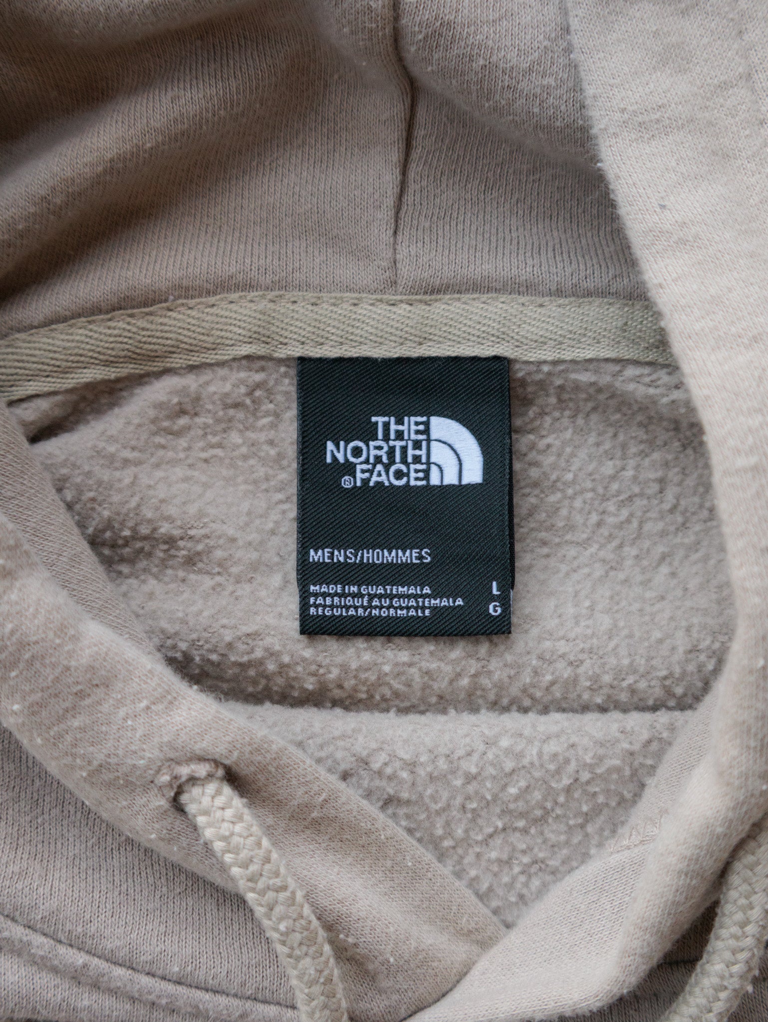 Vintage Beige The North Face Hoodie (L)