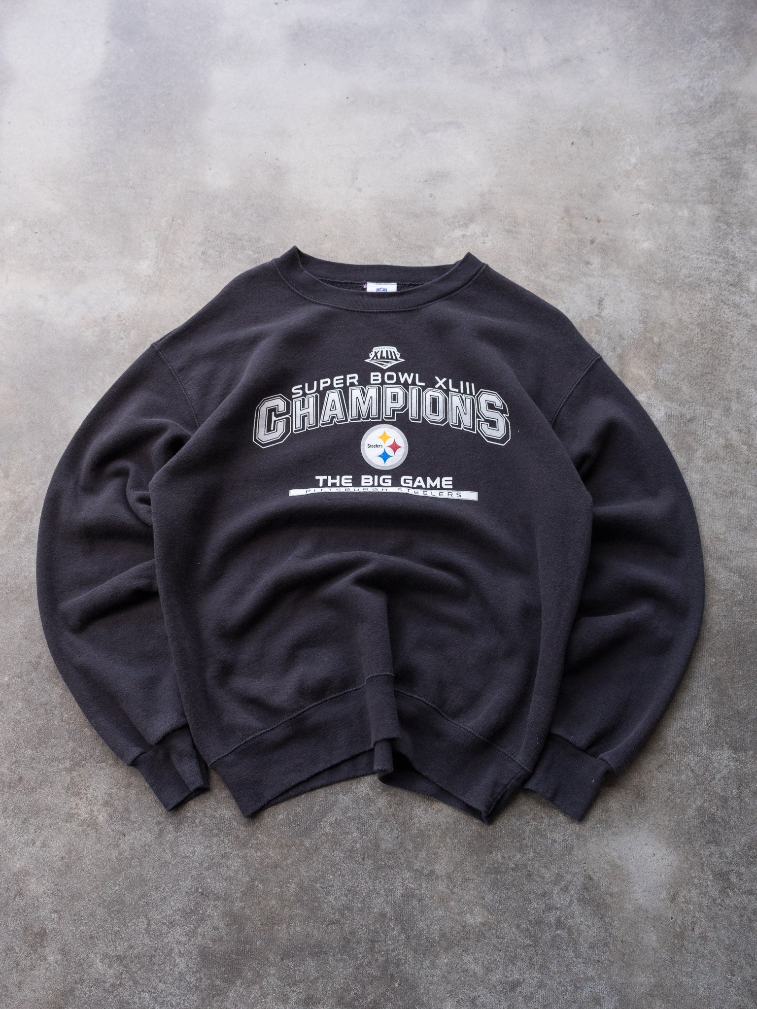 Vintage 00s Pittsburgh Steelers Super Bowl Champs Sweatshirt (M)