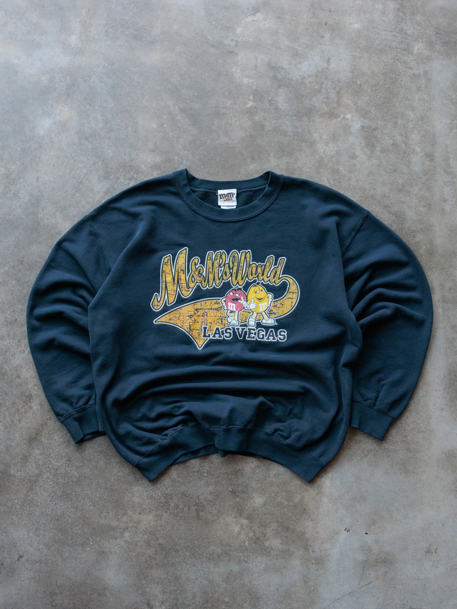 Vintage 00s Navy M&M's World Las Vegas Sweatshirt (L)