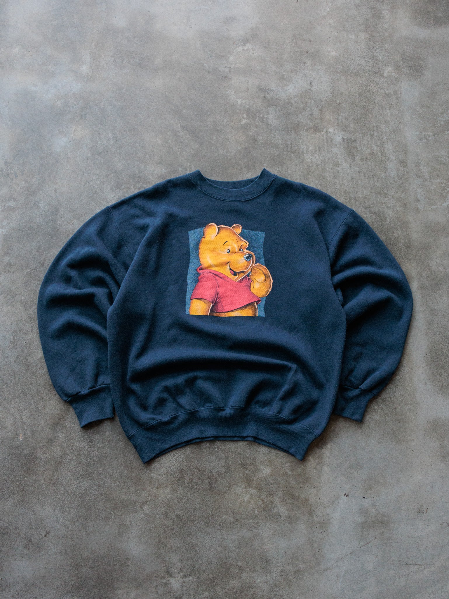 Vintage Navy Disney Winnie the Pooh Sweatshirt (L)
