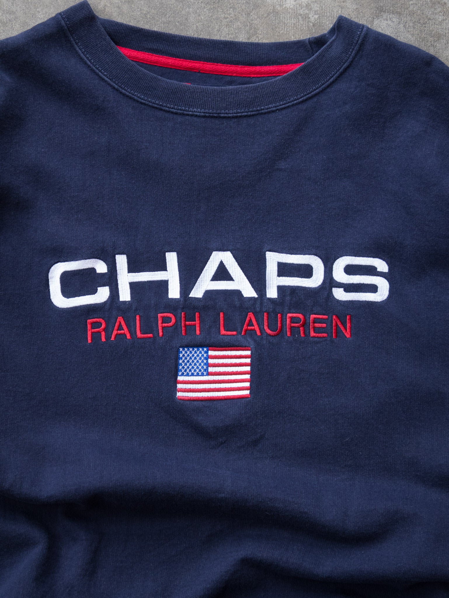 Vintage 00s Navy Chaps Ralph Lauren Sweatshirt (2XL)