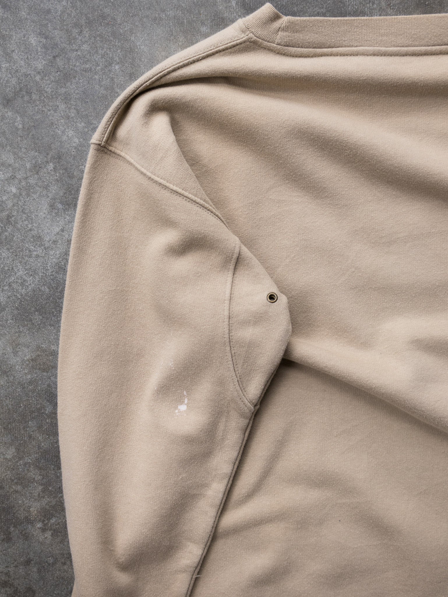 Vintage Beige Timberland Sweatshirt (XS)