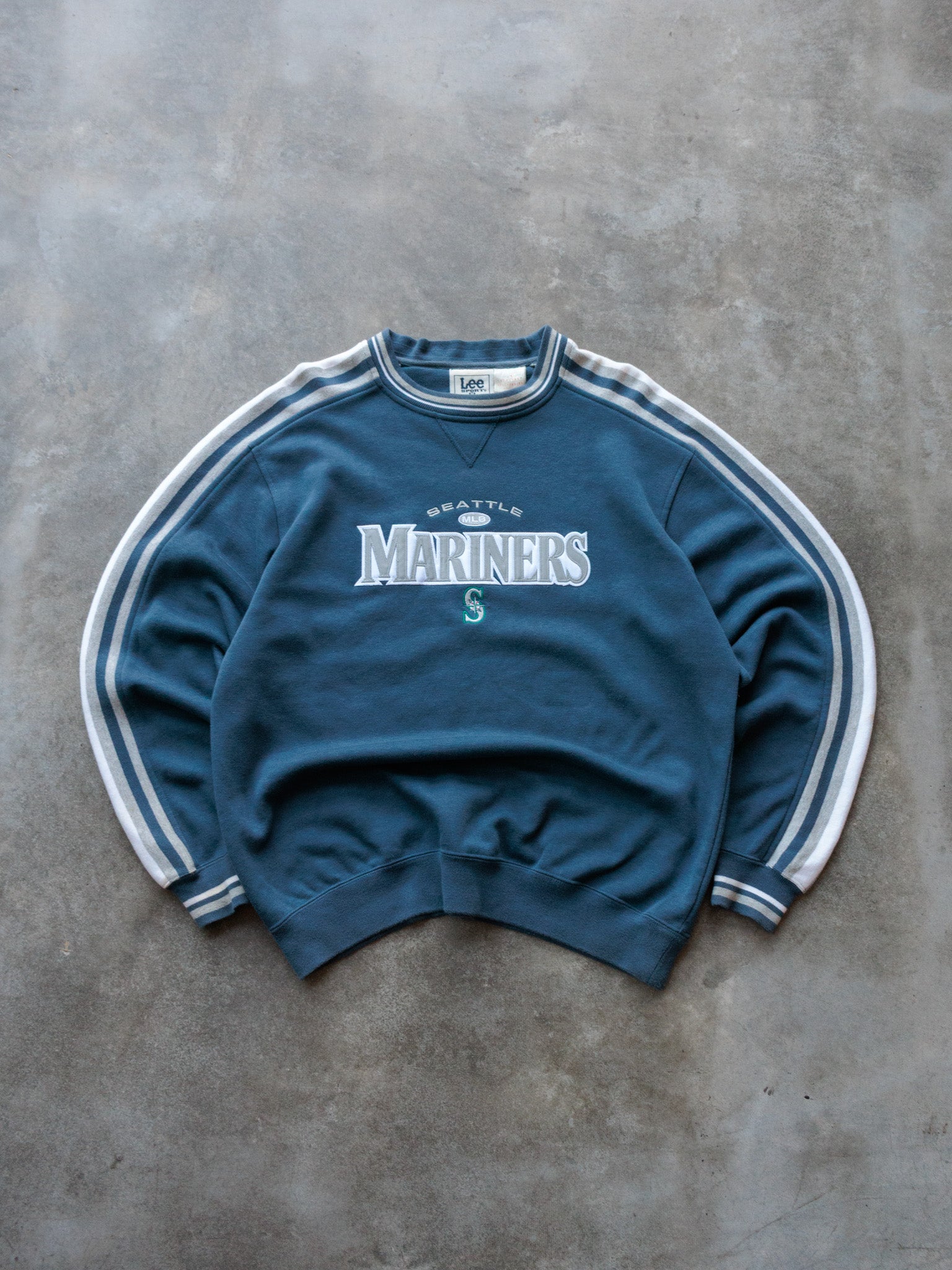Vintage 90s Blue Seattle Mariners Sweatshirt (M)