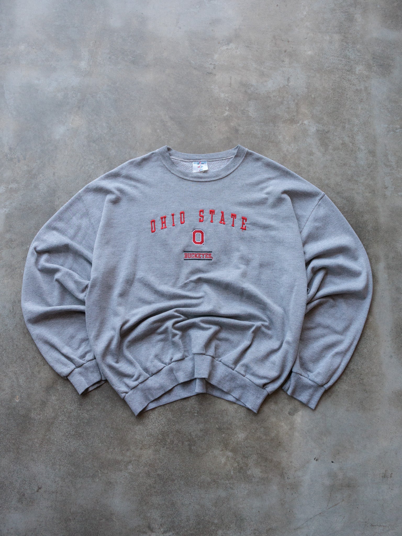Vintage Grey Ohio State Buckeyes Sweatshirt (-)