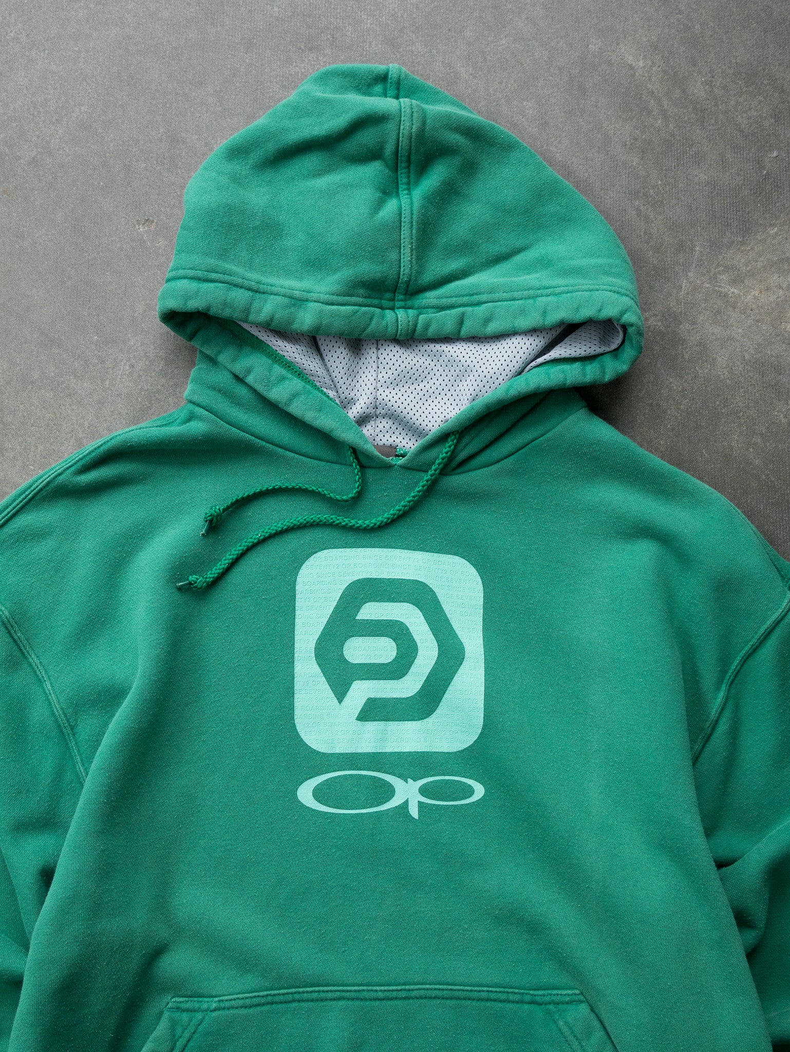 Vintage Green Ocean Pacific Hoodie (M)