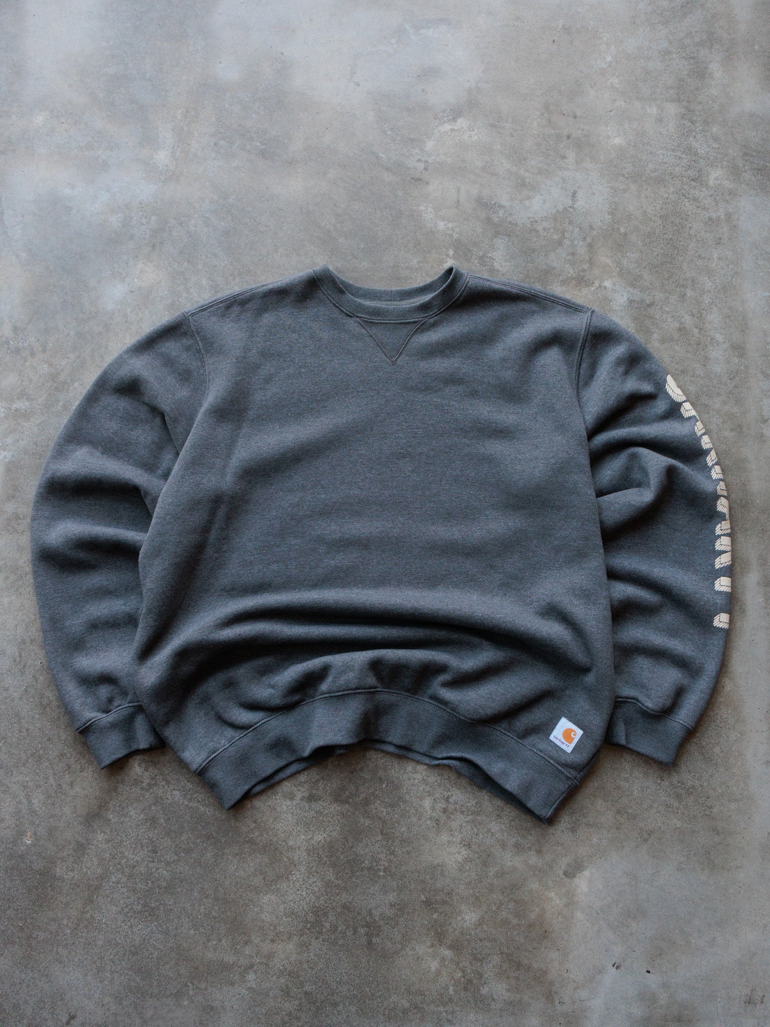 Vintage Grey Carhartt Sweatshirt (L)