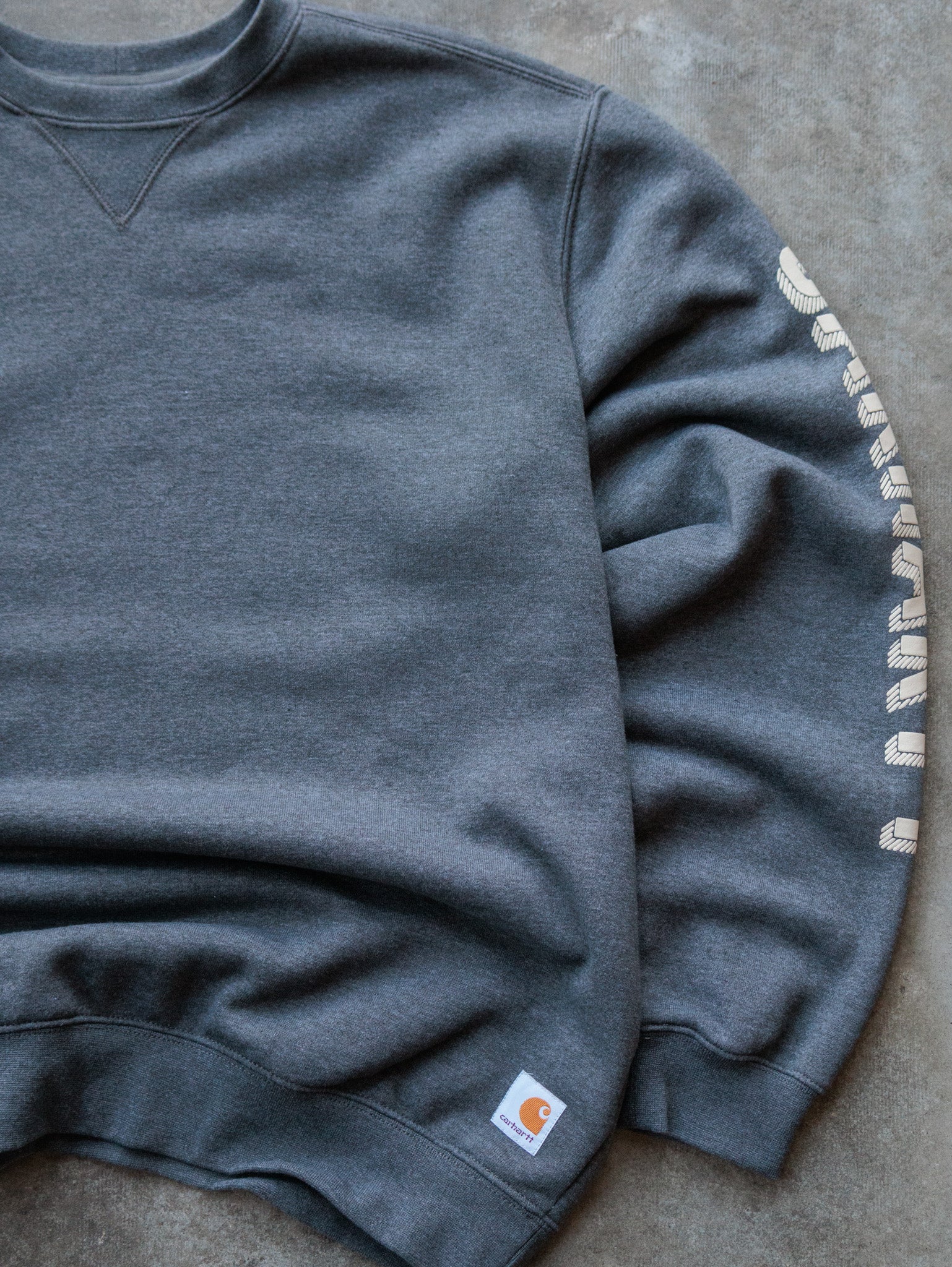 Vintage Grey Carhartt Sweatshirt (L)