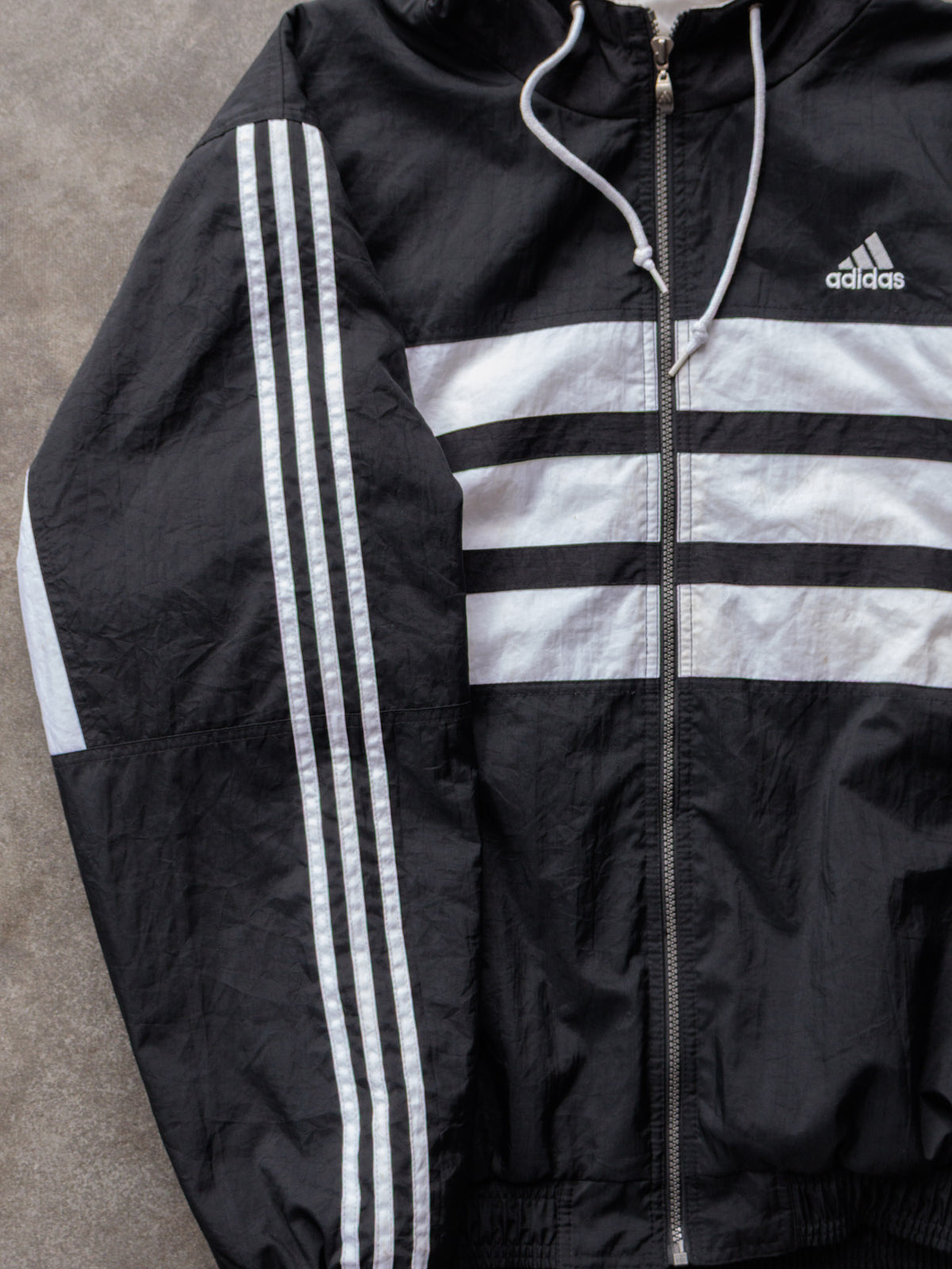 Vintage 00s Black Adidas Puffer Jacket (L)