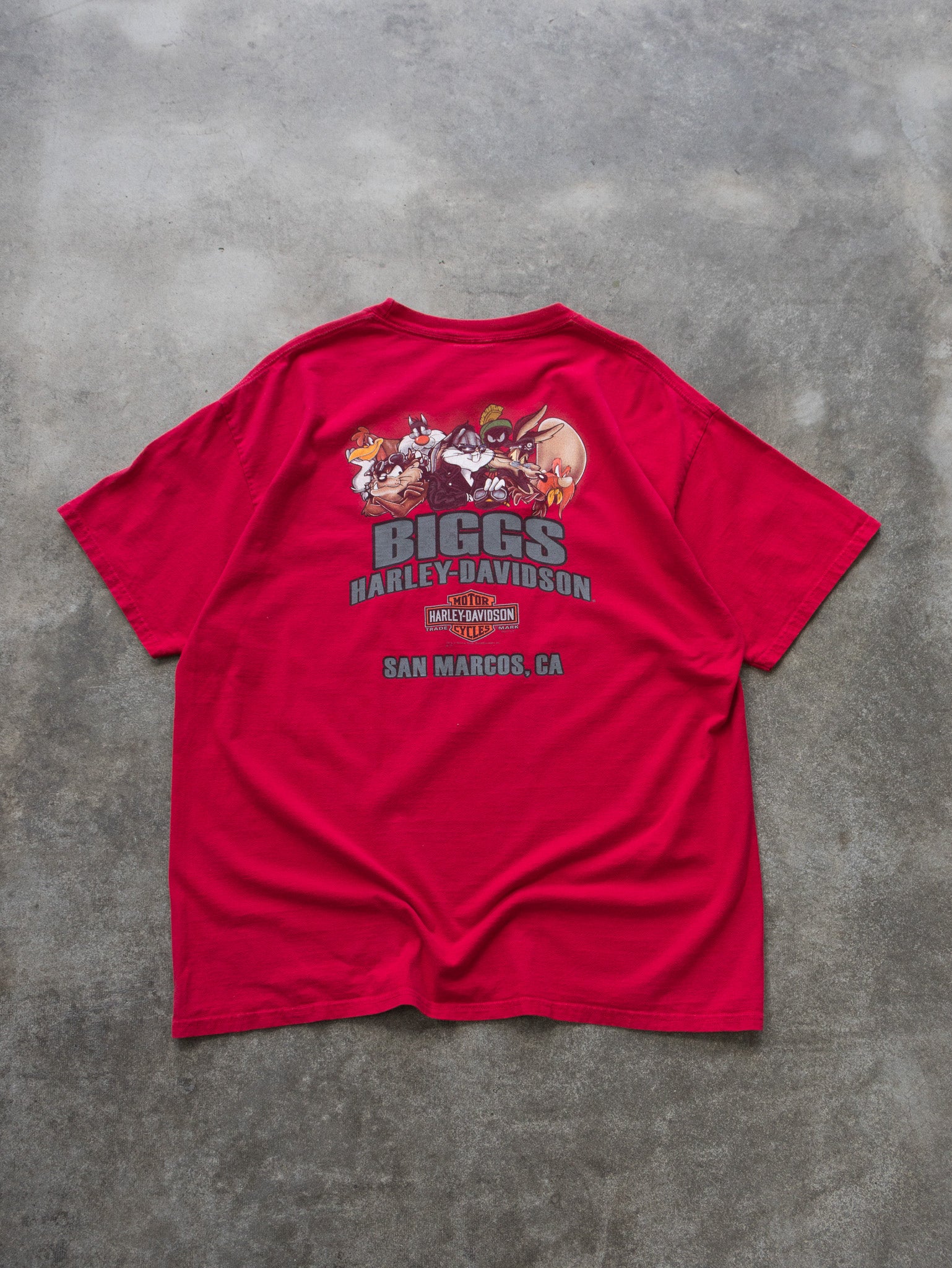 Vintage Harley-Davidson Looney Tunes Tee (XL)