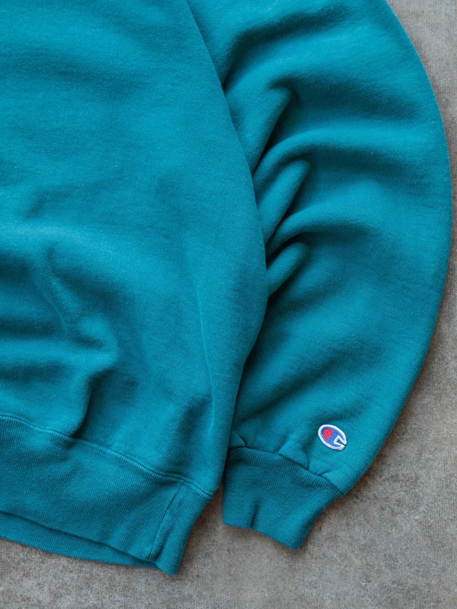 Vintage Teal Champion Sweatshirt (XL)