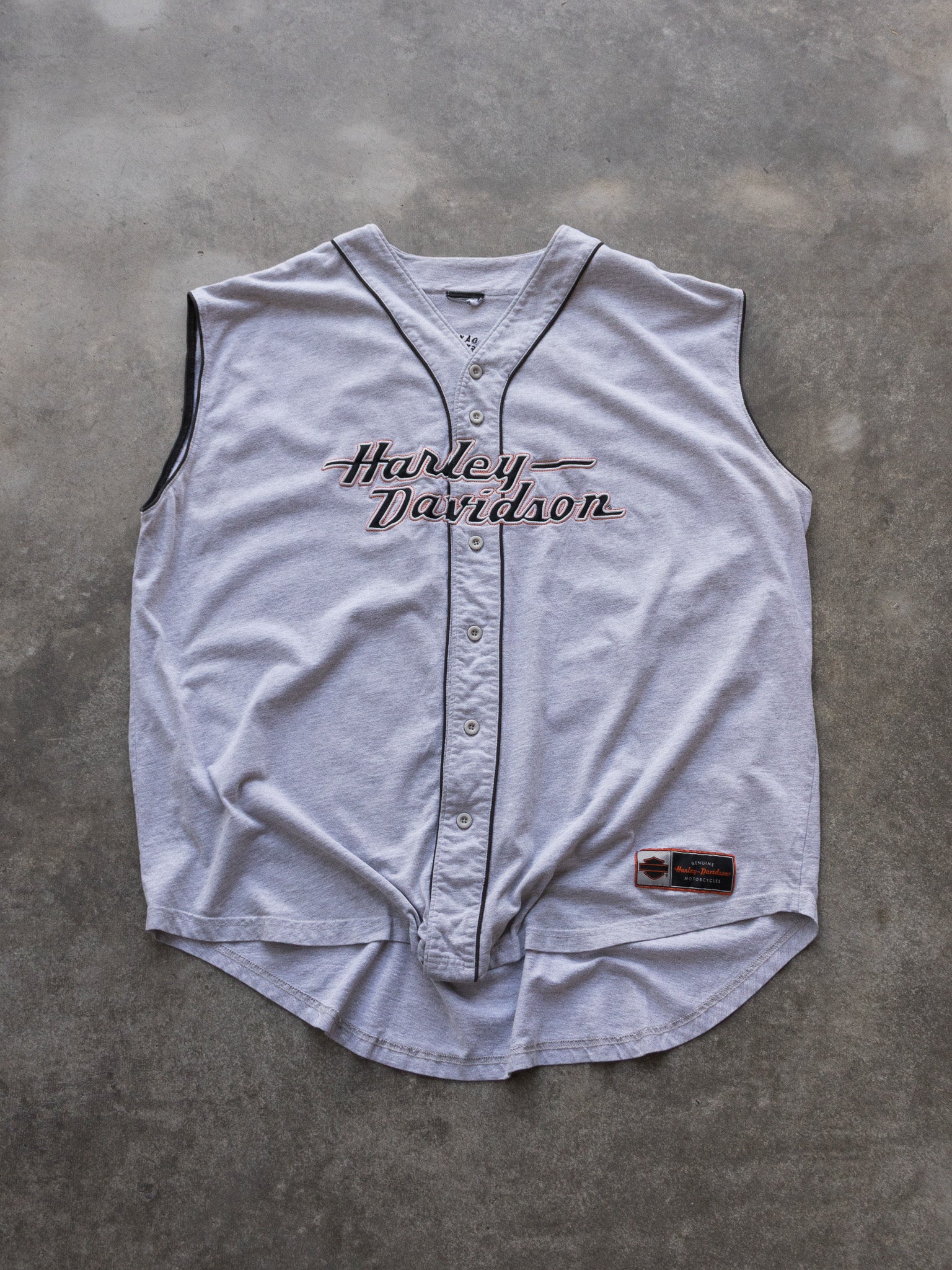 Vintage Harley-Davidson Sleeveless Jersey (2XL)
