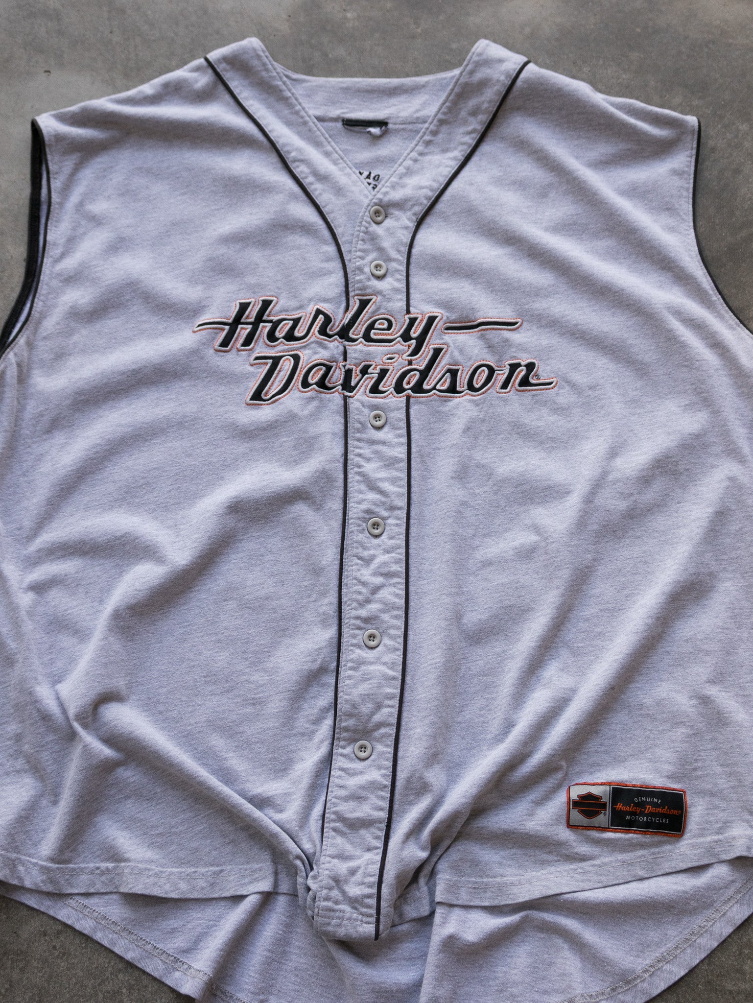 Vintage Harley-Davidson Sleeveless Jersey (2XL)