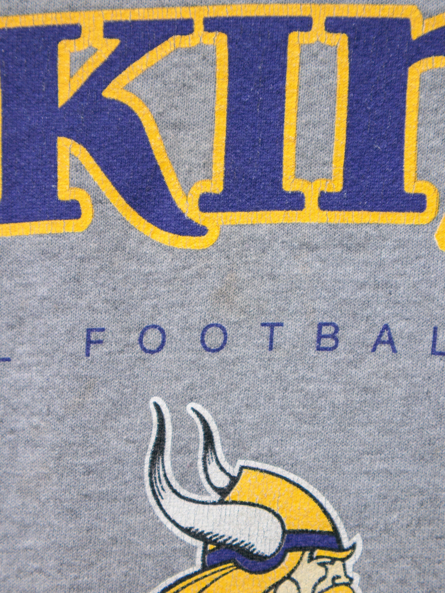Vintage Grey Minnesota Vikings Sweatshirt (-)