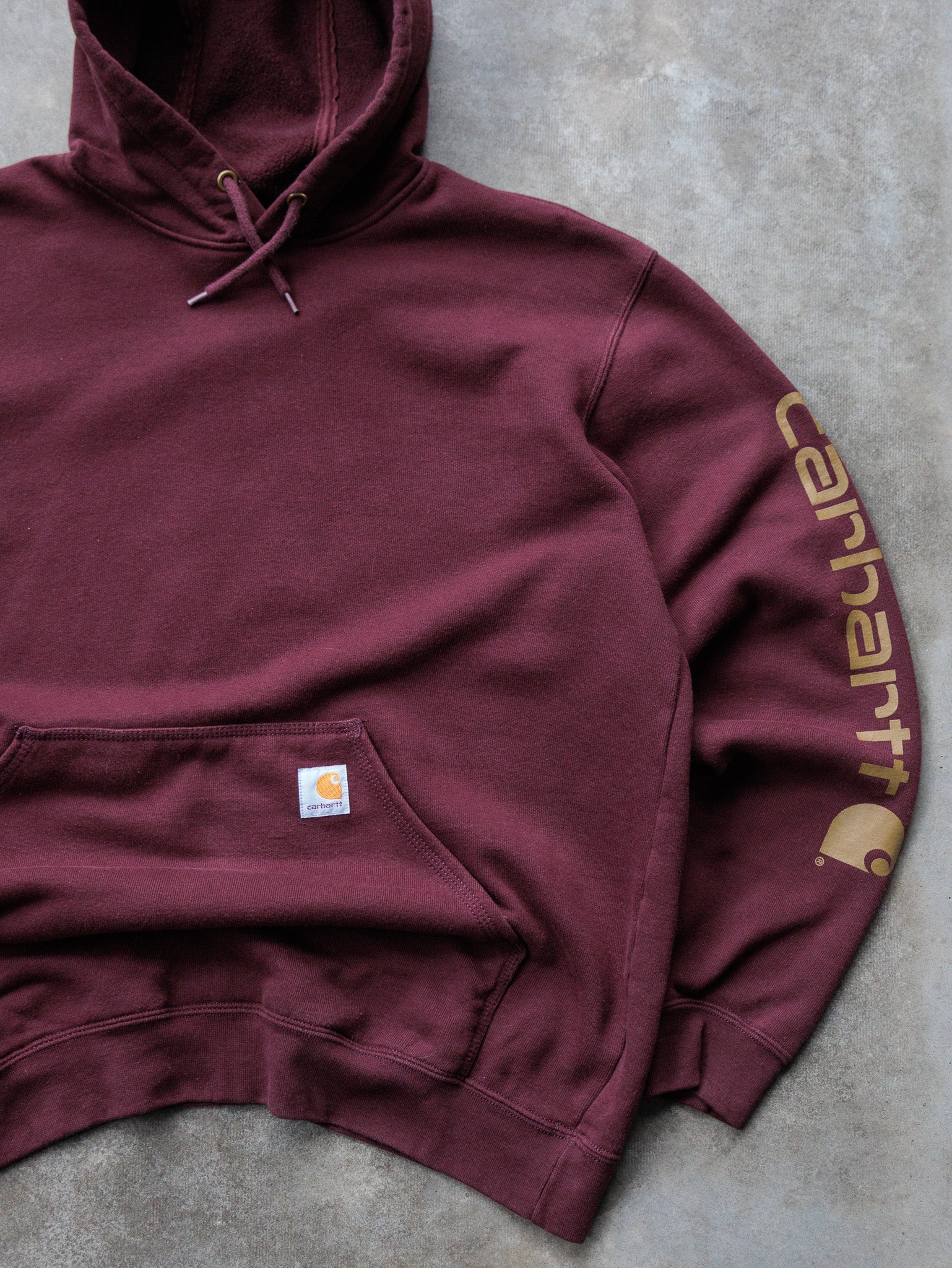 Vintage Red Carhartt Hoodie (L)