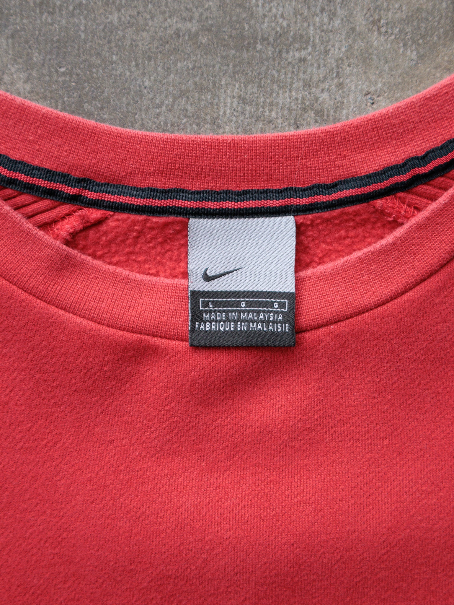 Vintage 00s Red Nike Sweatshirt (L)