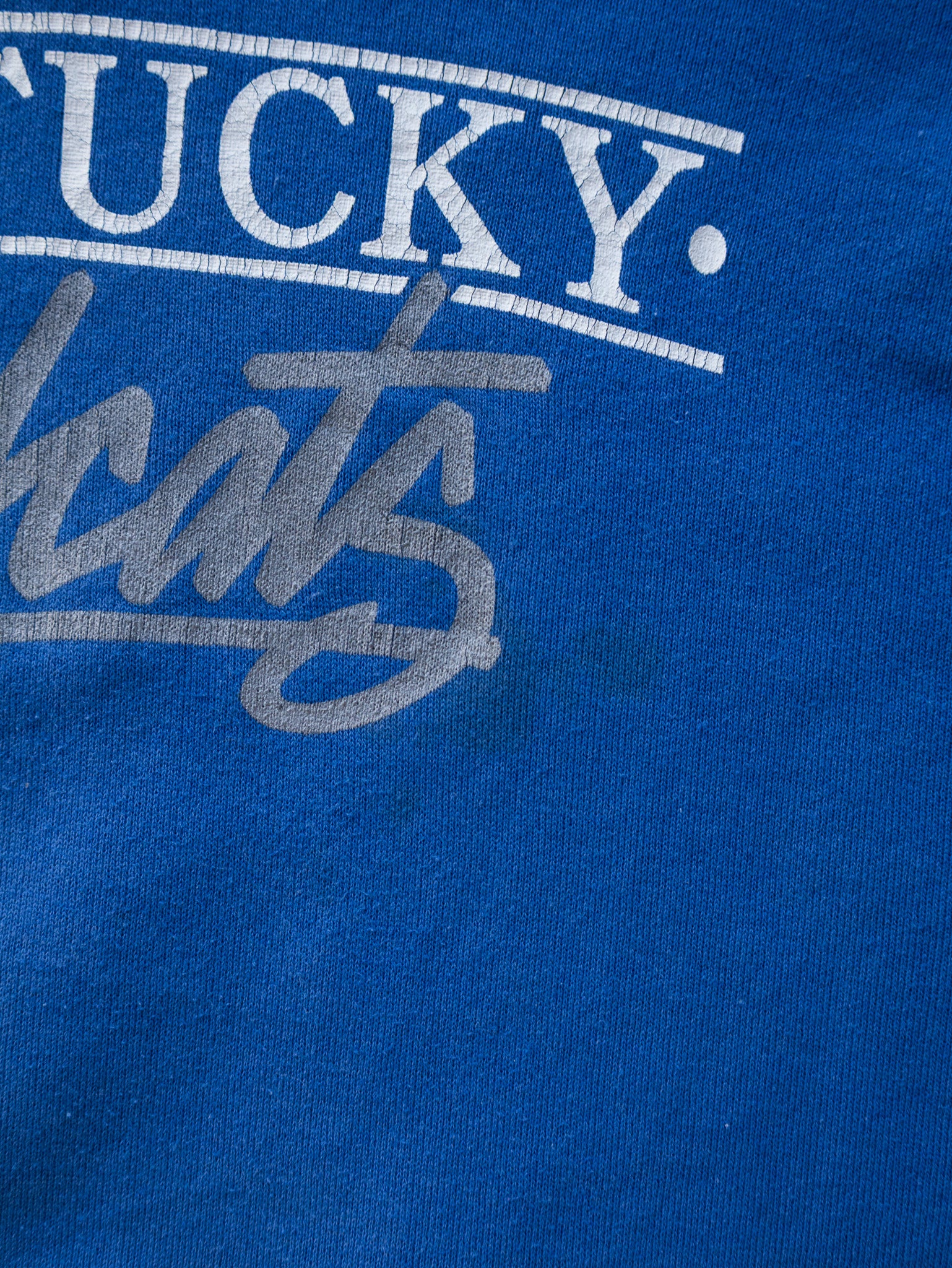 Vintage '90s Blue Russell Kentucky Wildcats Hoodie (M)