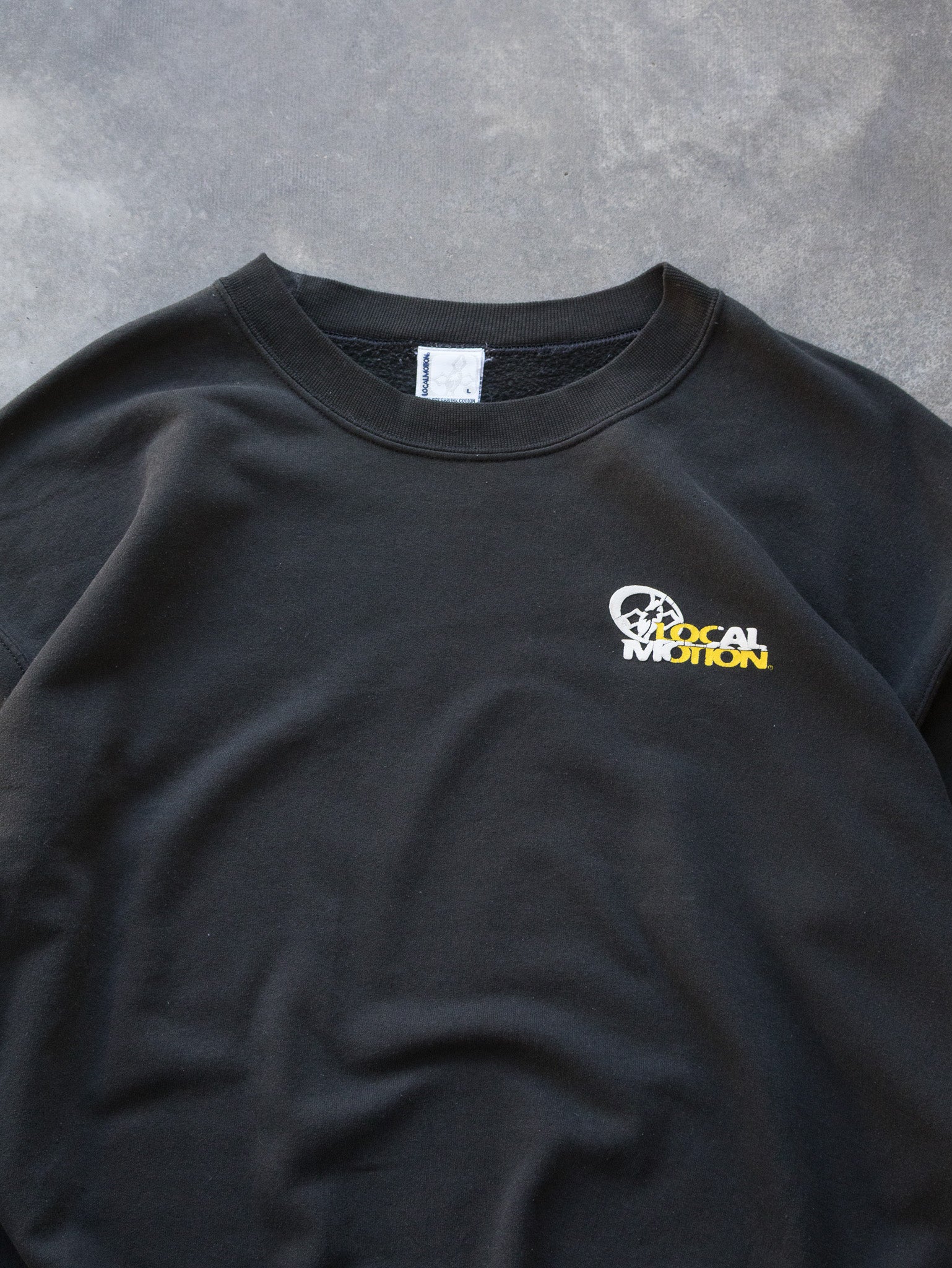 Vintage Black Local Motion Sweatshirt (L)