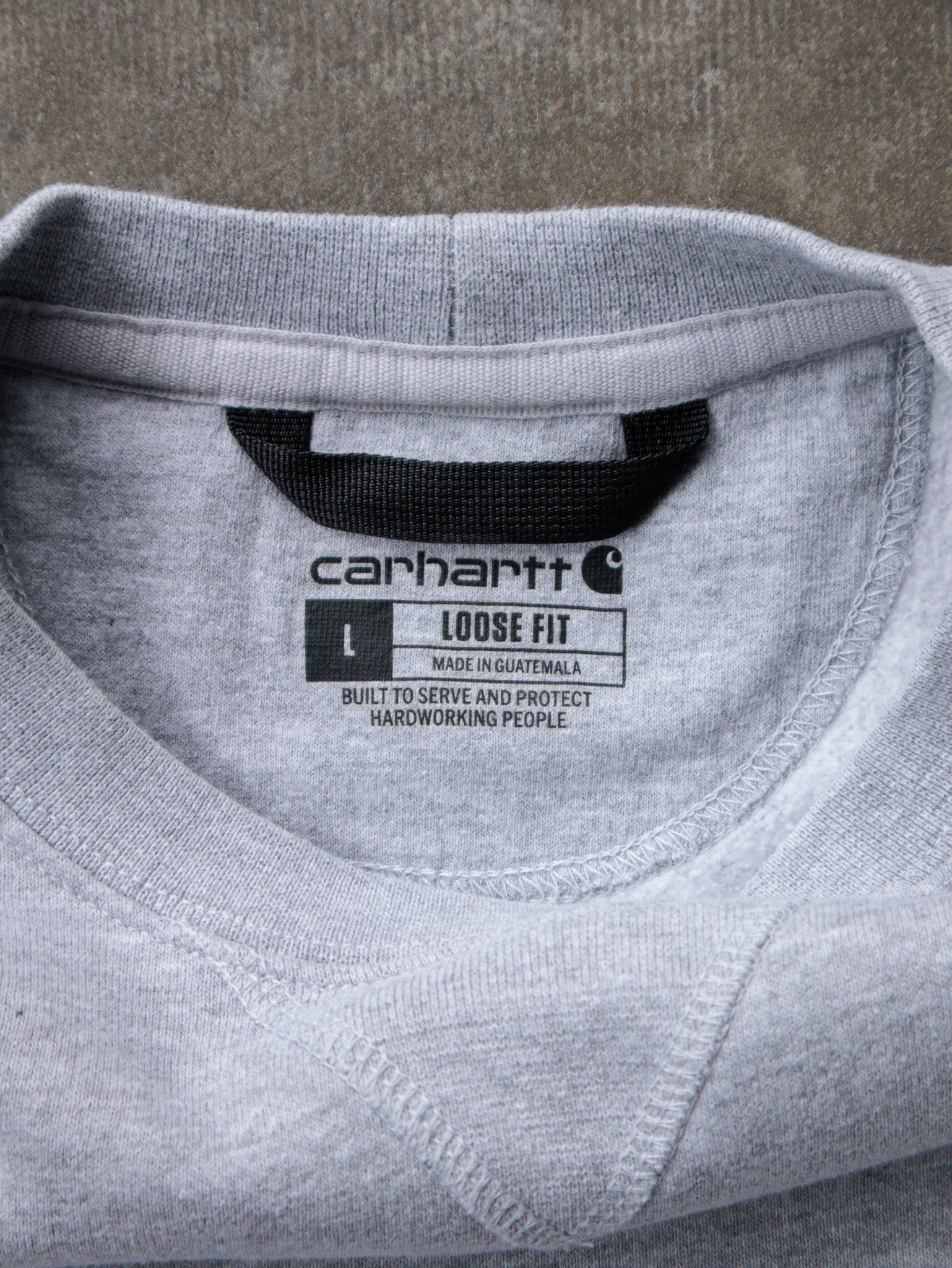 Vintage Grey Carhartt Sweatshirt (L)