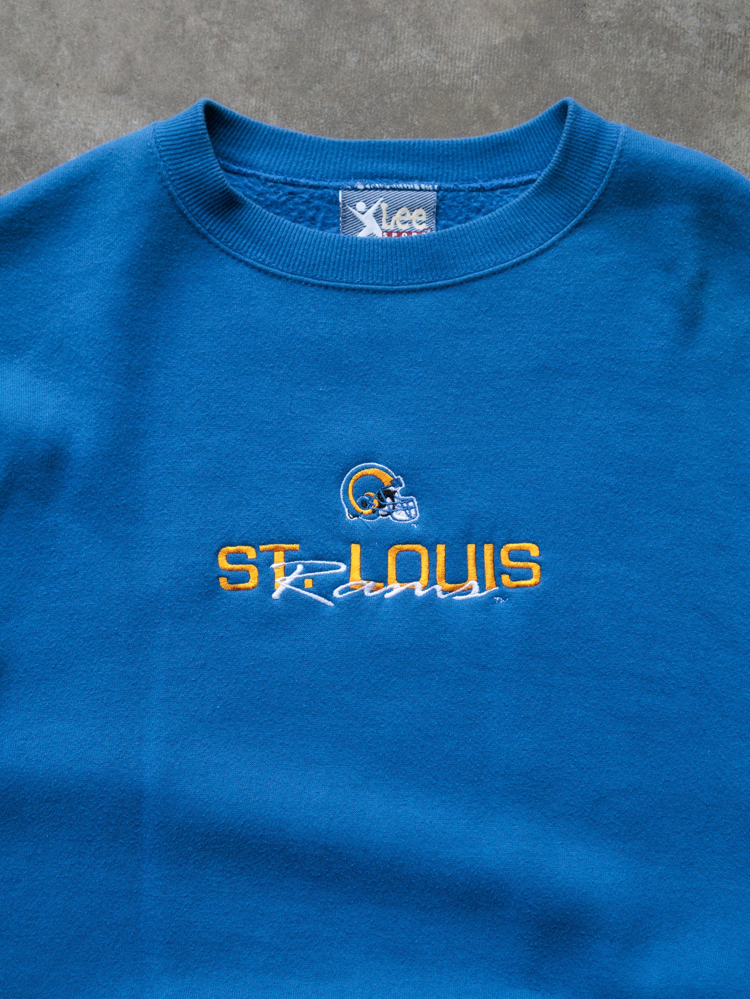 Vintage Blue St. Louis Rams Sweatshirt (L)