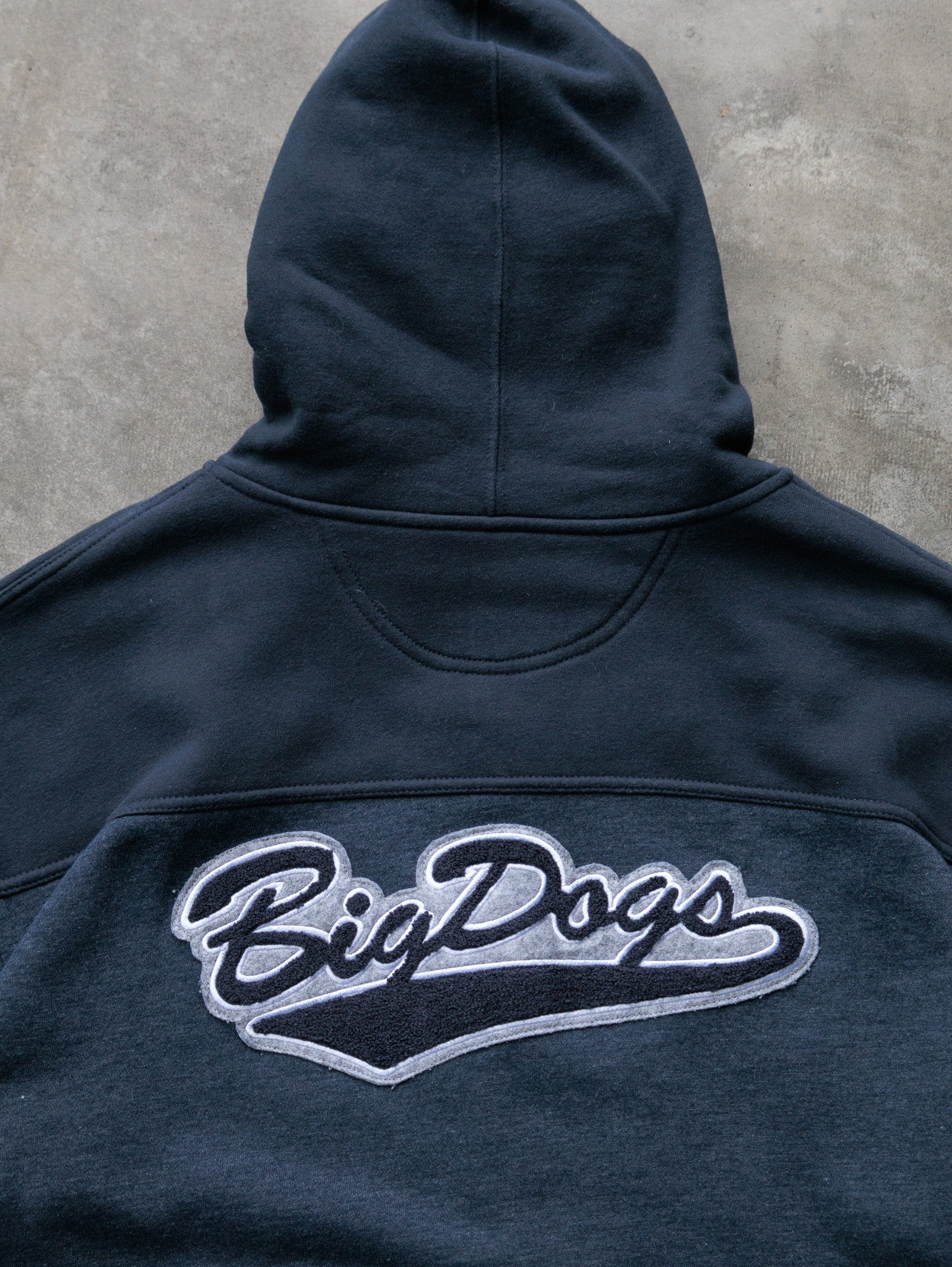 Vintage 00s Navy Big Dogs Hoodie (1X)