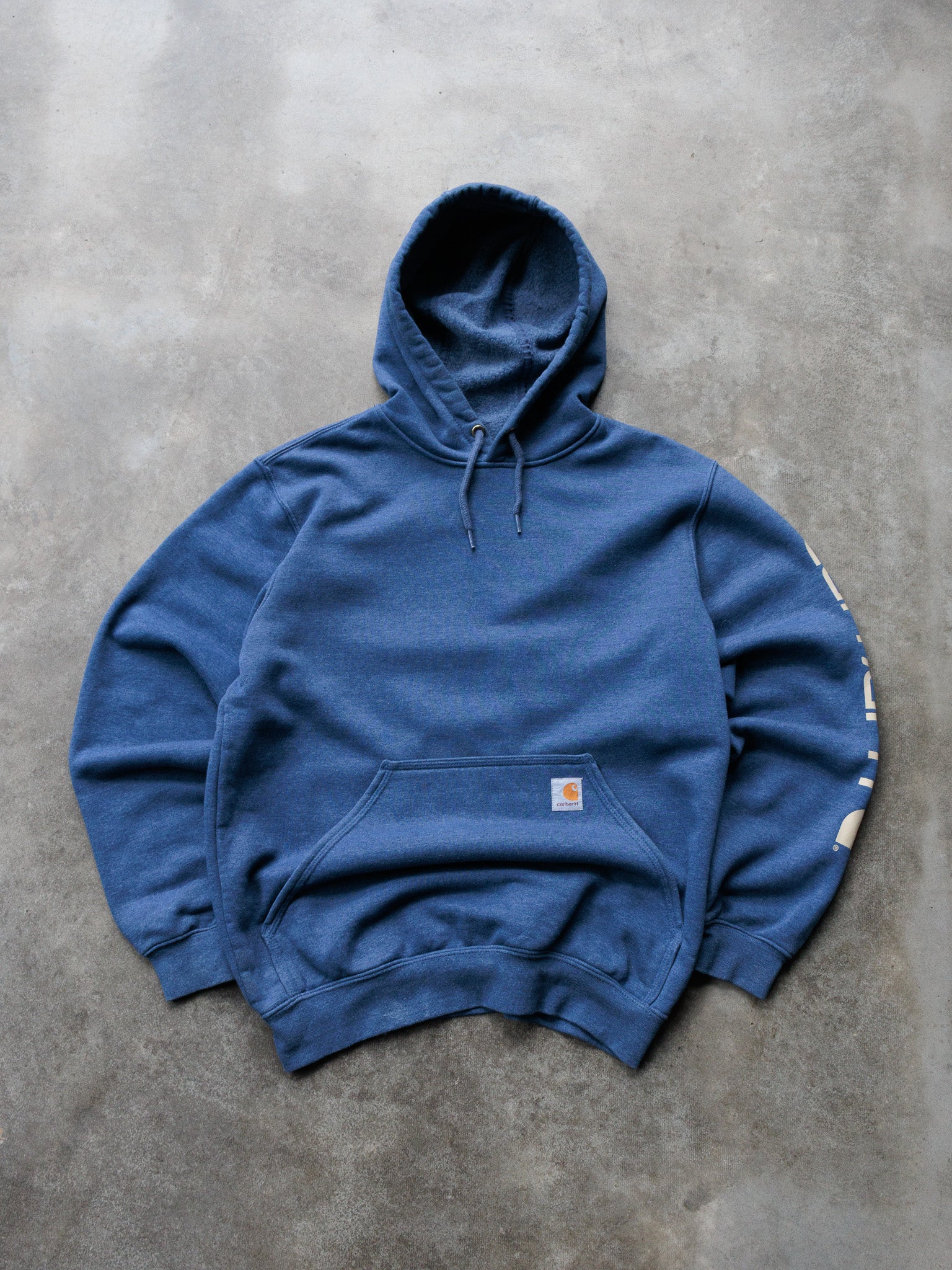 Vintage Blue Carhartt Hoodie (S)