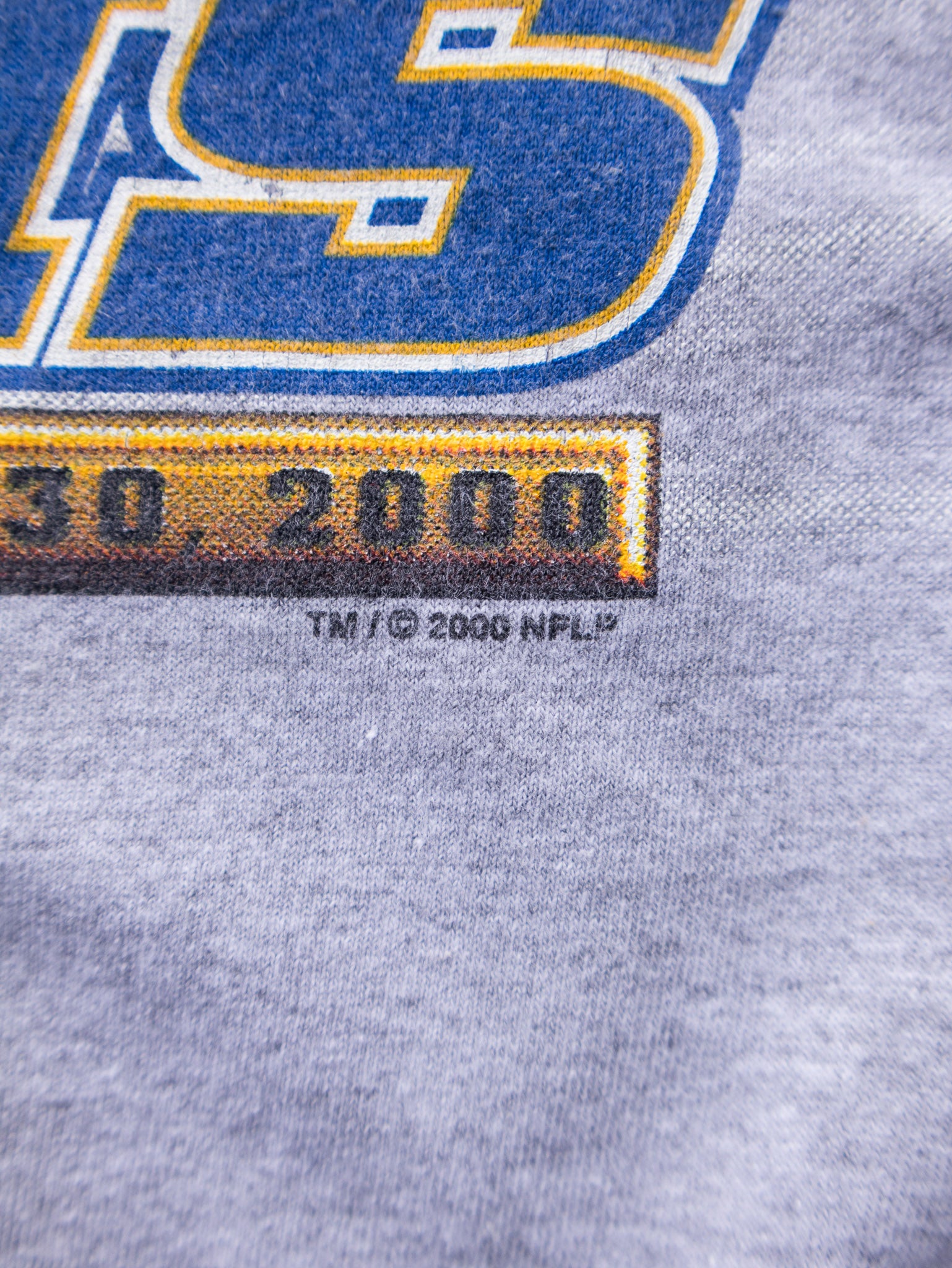 Vintage 2000 St. Louis Rams Champions Tee (XL)
