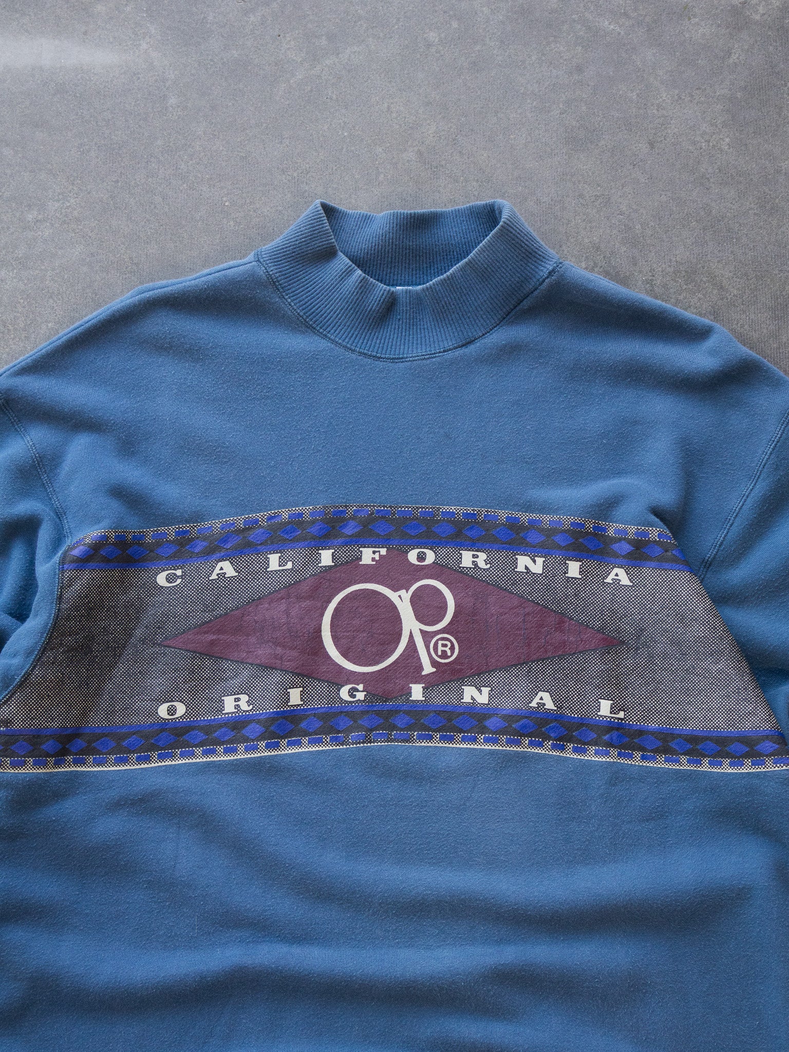 Vintage Blue Ocean Pacific Sweatshirt (M)