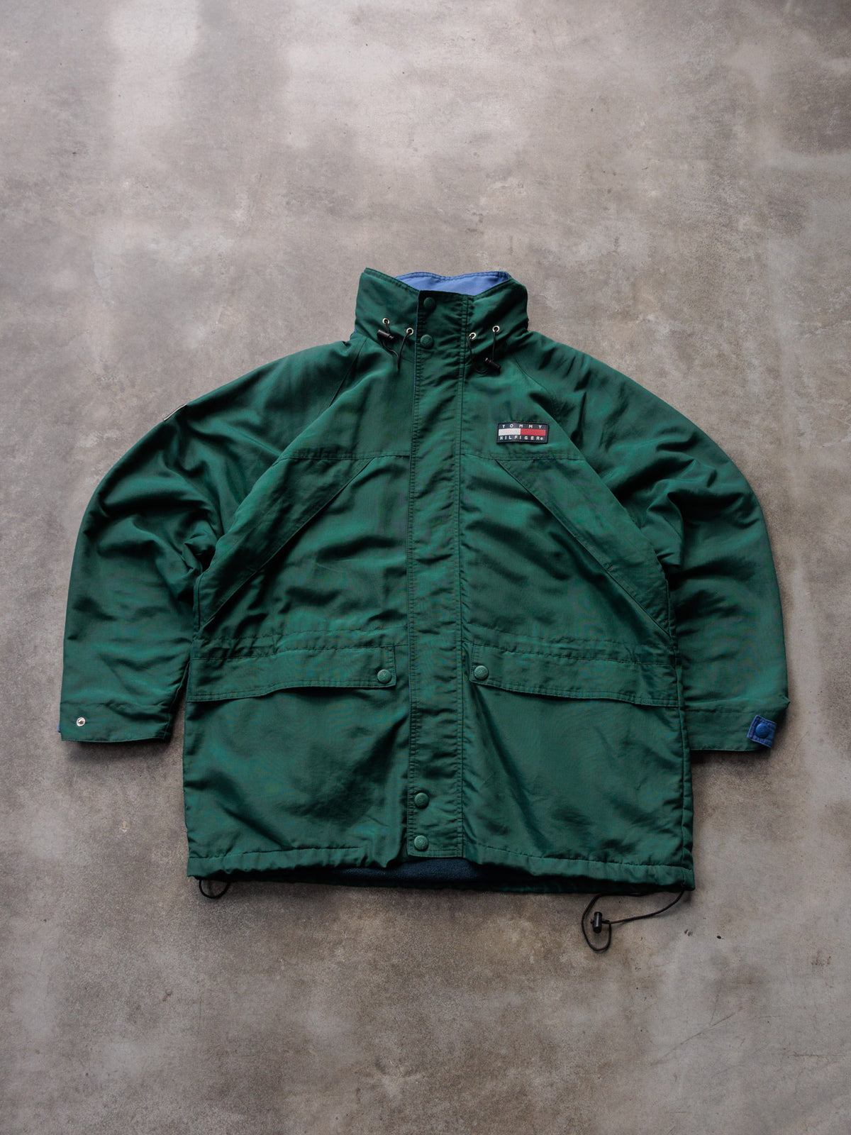 Vintage 90s Green Tommy Hilfiger Jacket (L)