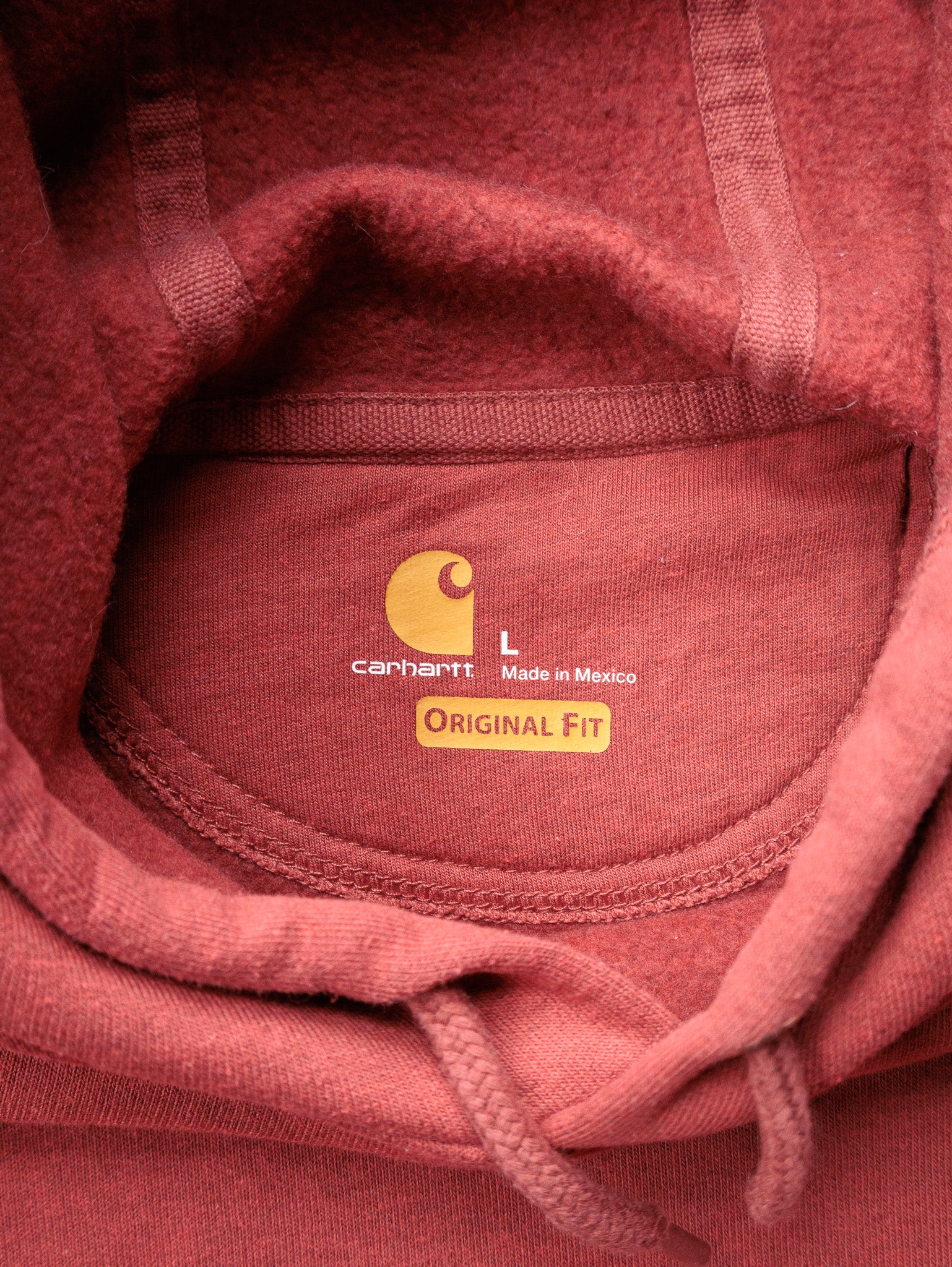 Vintage Red Carhartt Hoodie (L)
