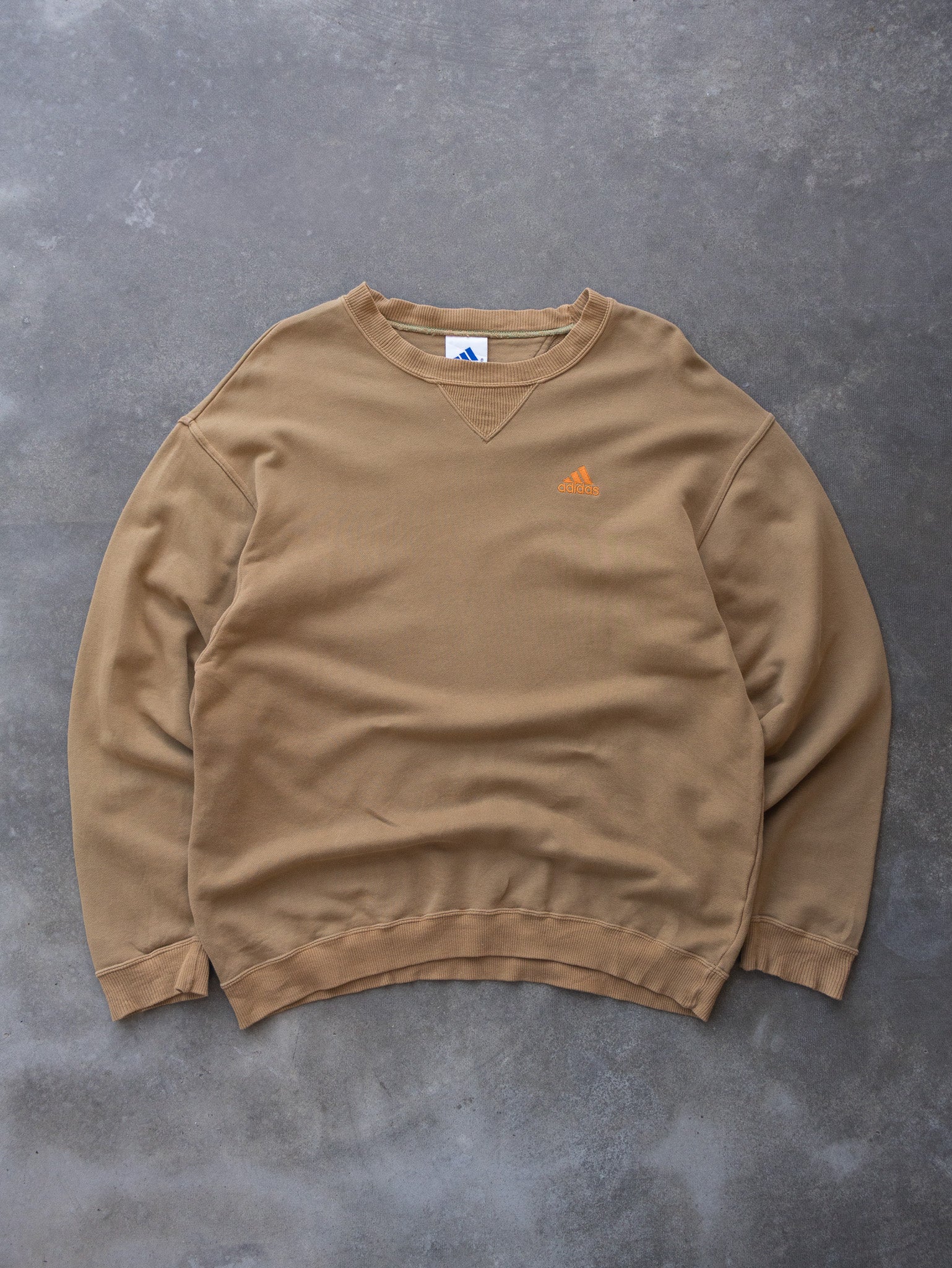 Vintage Brown Adidas Sweatshirt (L)