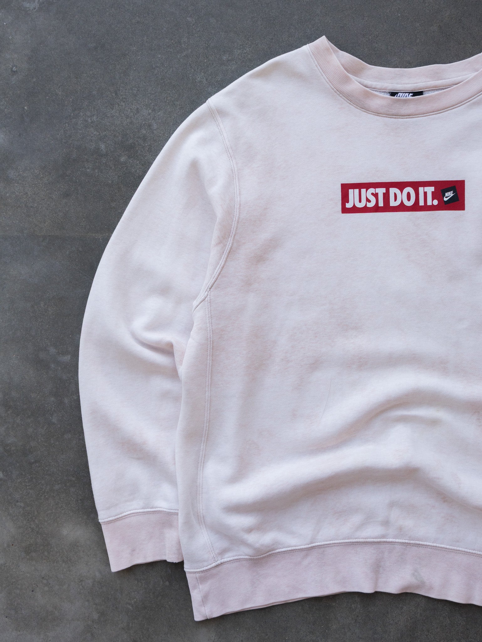Vintage Faded Nike Just Do It Sweatshirt (L)
