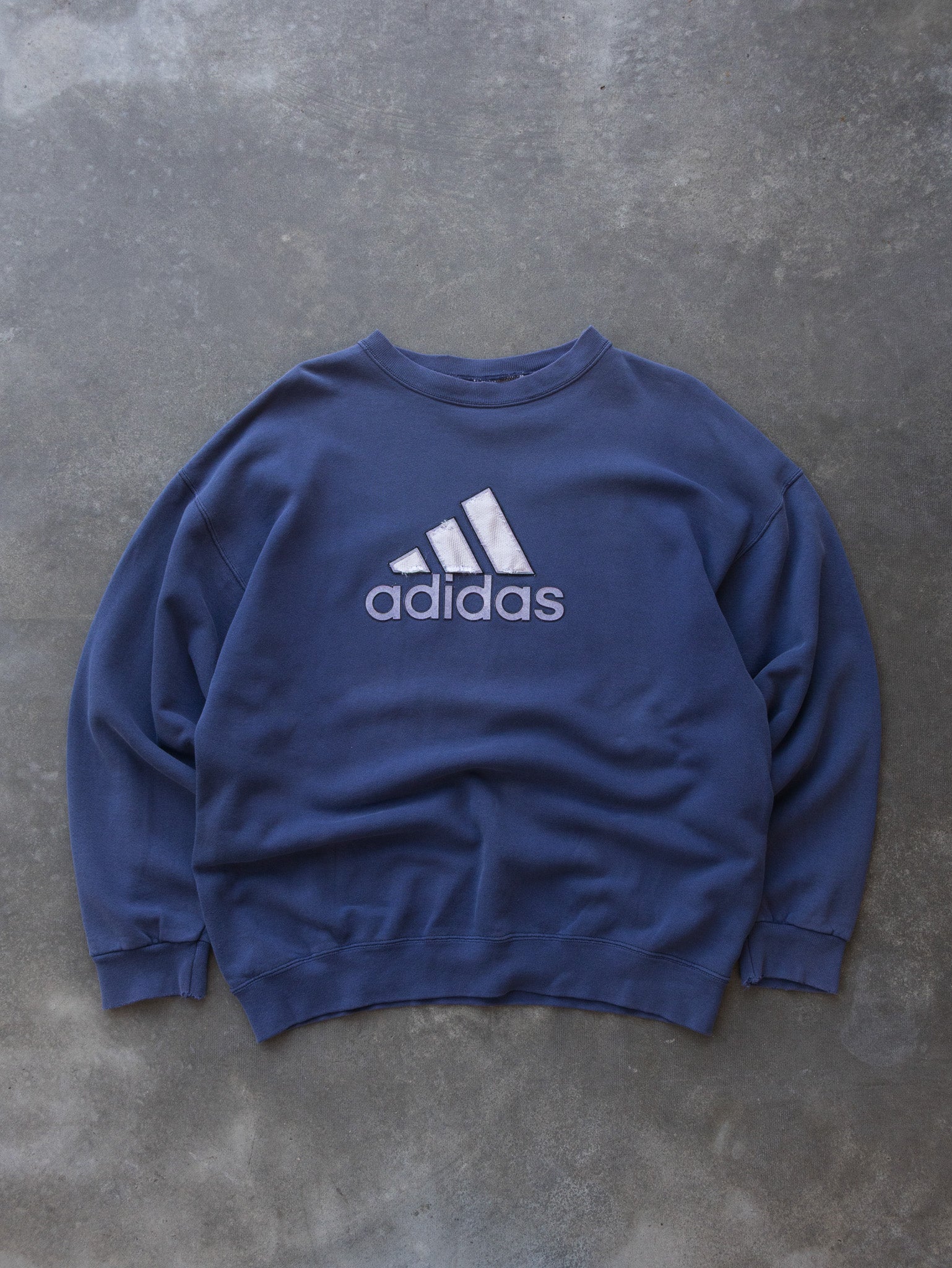 Vintage Navy Adidas Sweatshirt (L)