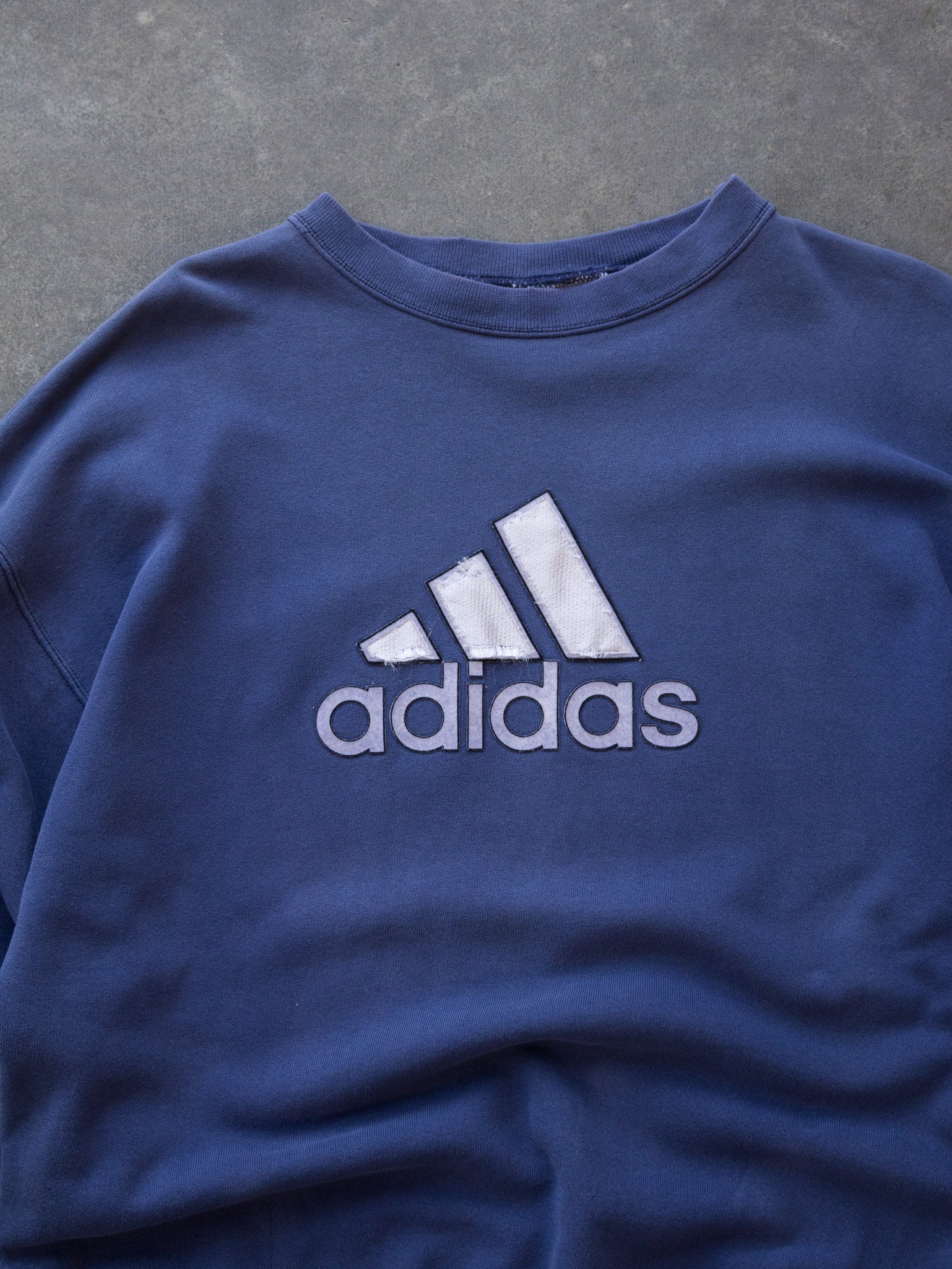 Vintage Navy Adidas Sweatshirt (L)