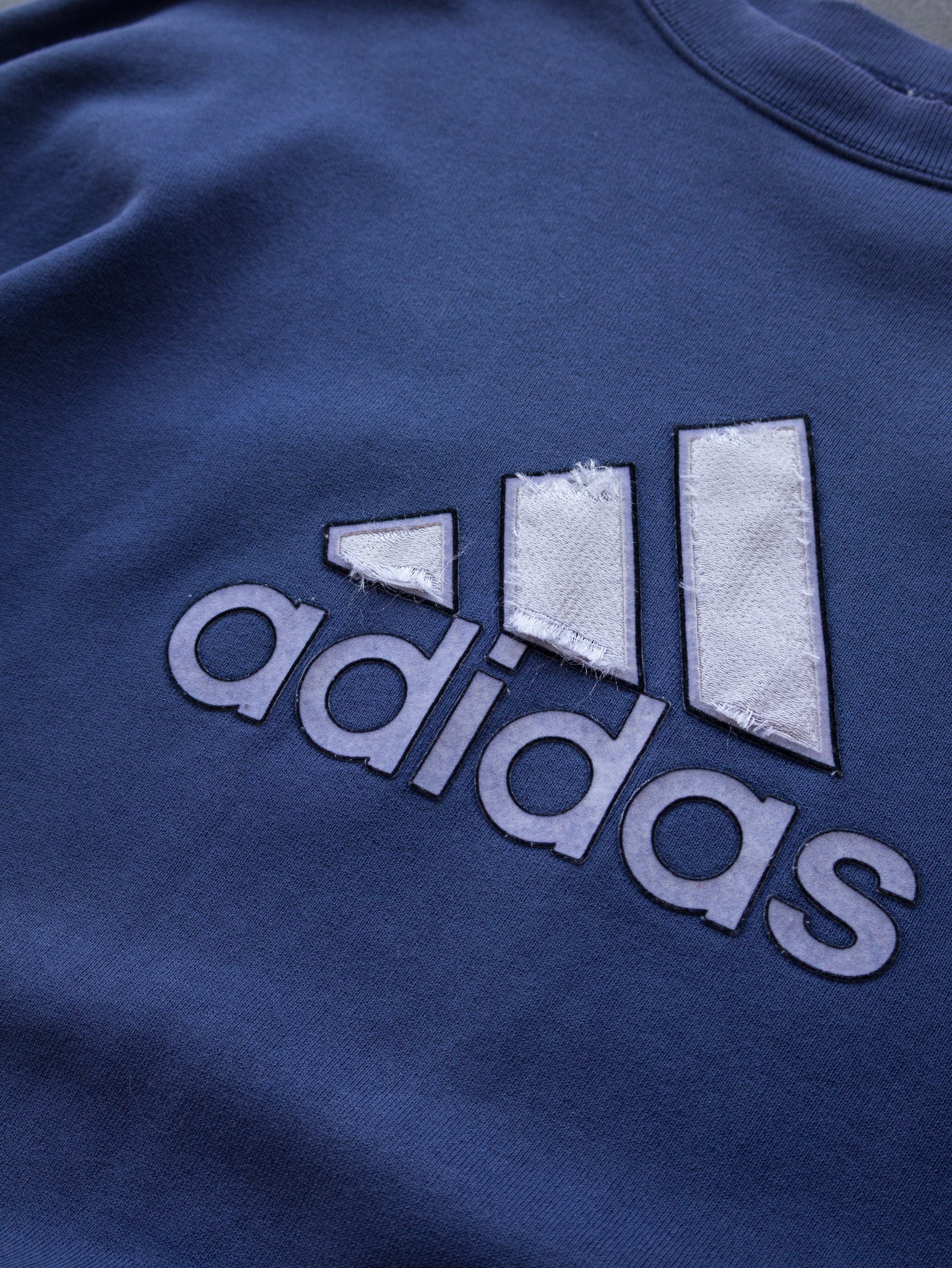 Vintage Navy Adidas Sweatshirt (L)