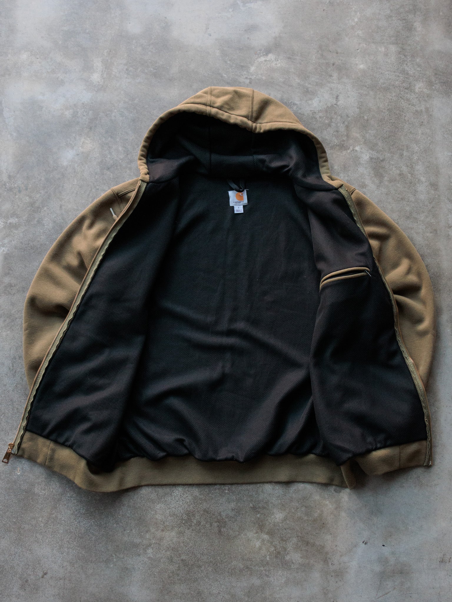 Vintage Brown Carhartt Hoodie (L)