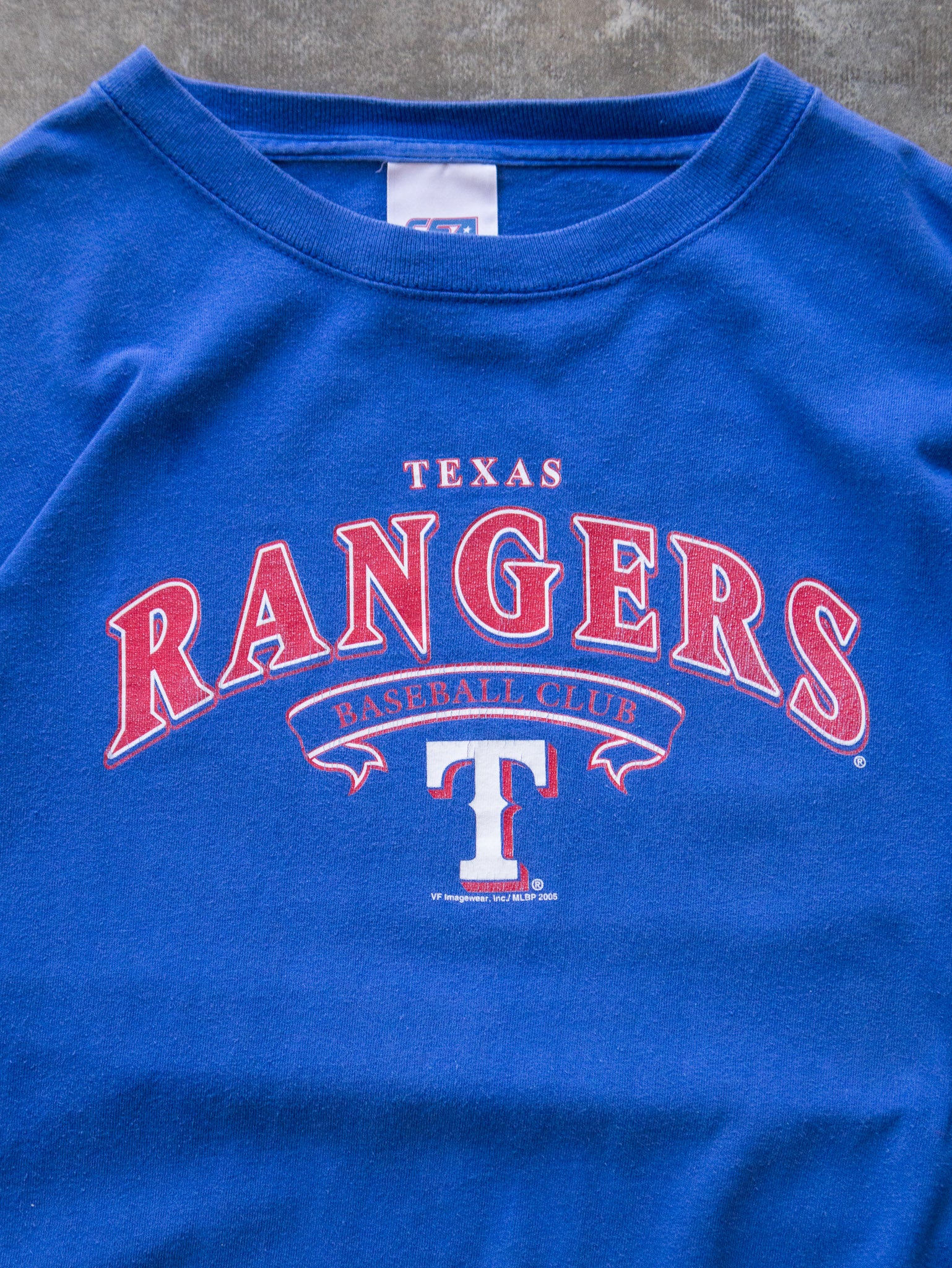 Vintage 2005 Blue Texas Rangers Tee (XL)