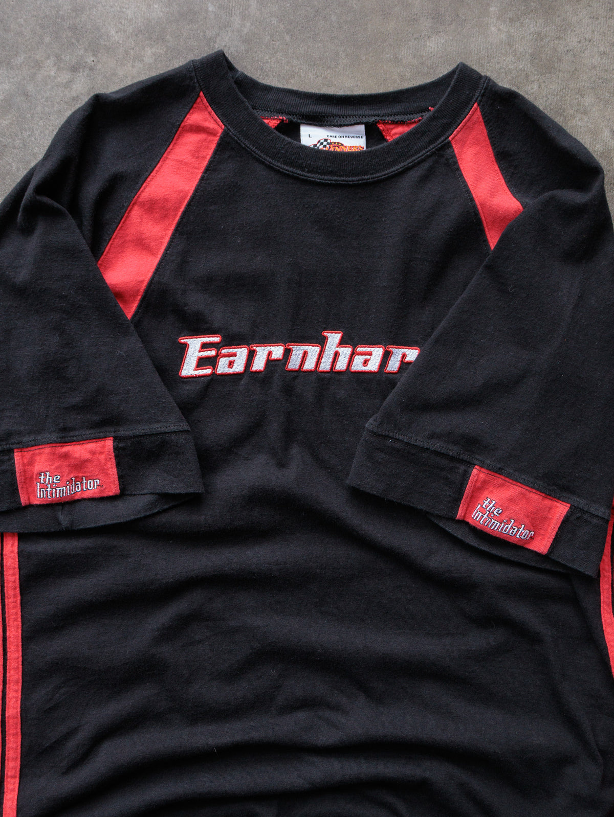 Vintage 90s Black NASCAR Dale Earnhardt Tee (L)