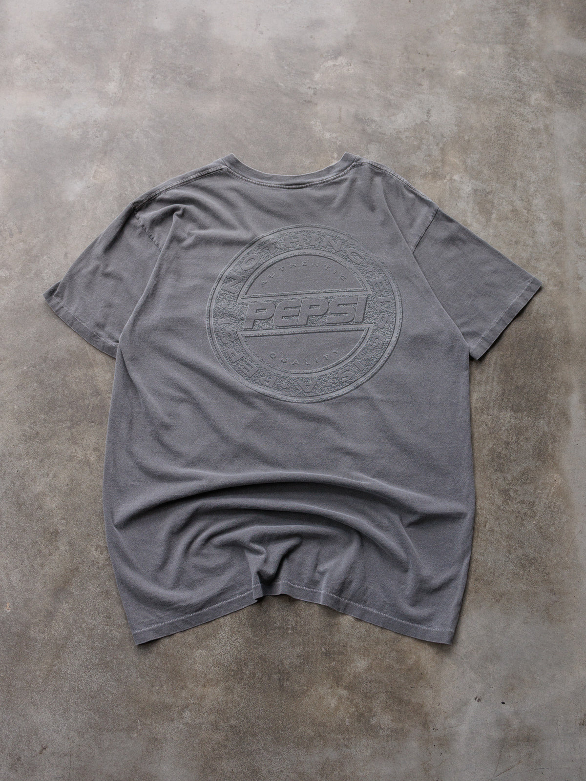 Vintage 90s Grey Pepsi Tee (L)