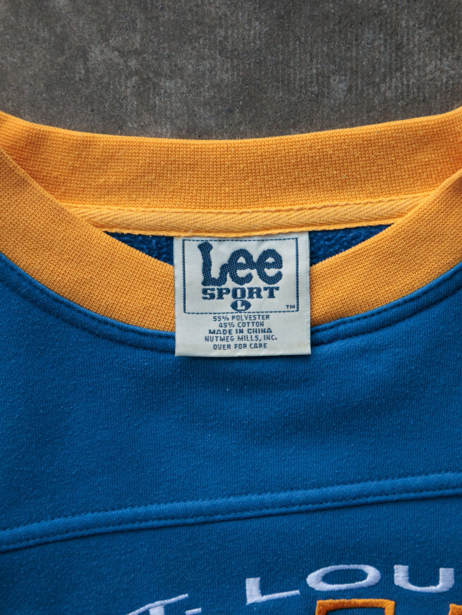 Vintage 90s Blue St. Louis Rams Sweatshirt (L)