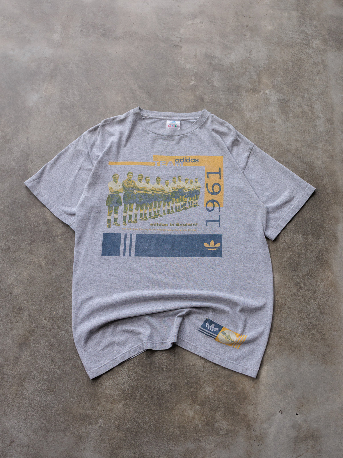 Vintage 90s Grey Adidas Tottenham Hotspur Tee (M)