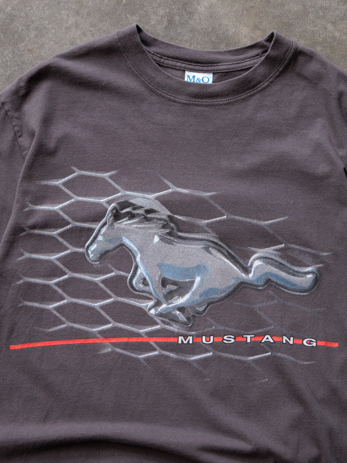 Vintage 00s Grey Ford Mustang Tee (M)